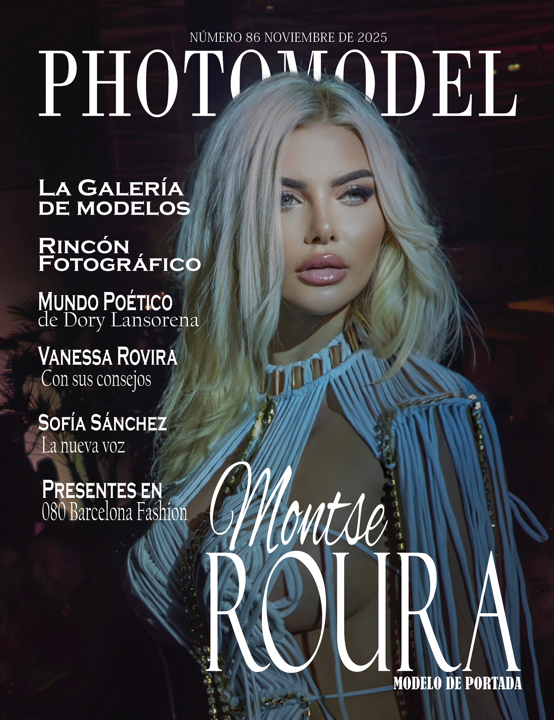 MONTSE ROURA - PHOTOMODEL Magazine cover - Photo Ernest Siles