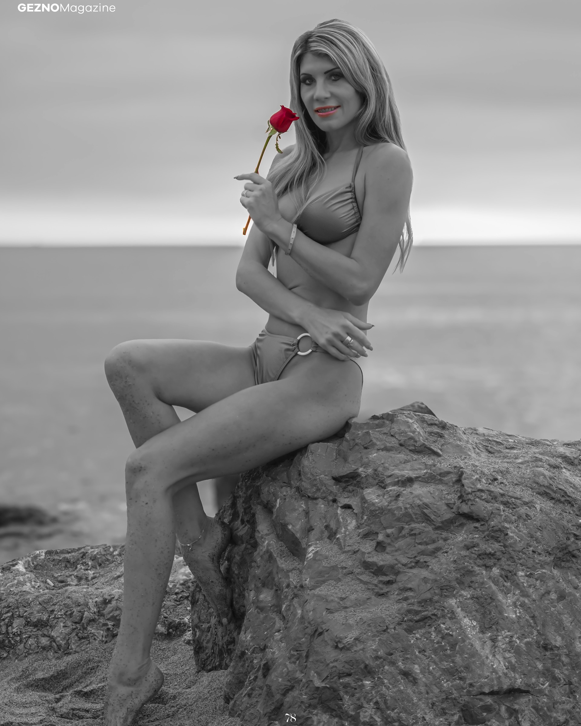 Ashleyigh k Singer in Barcelona beach