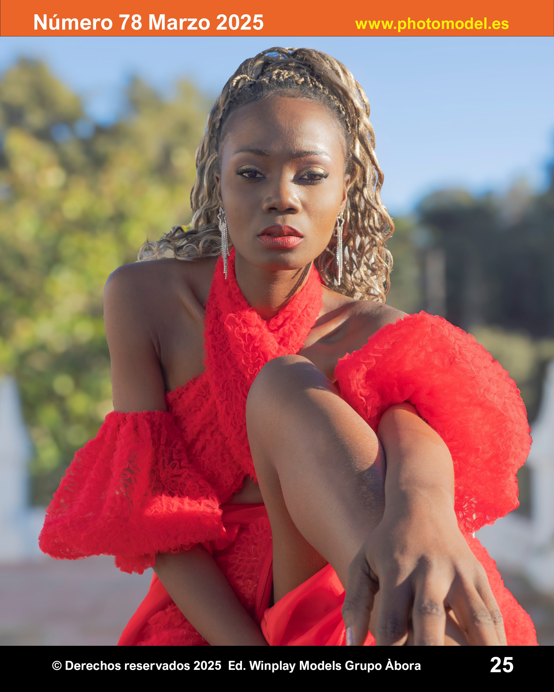 Nina model in Barcelona Shooting