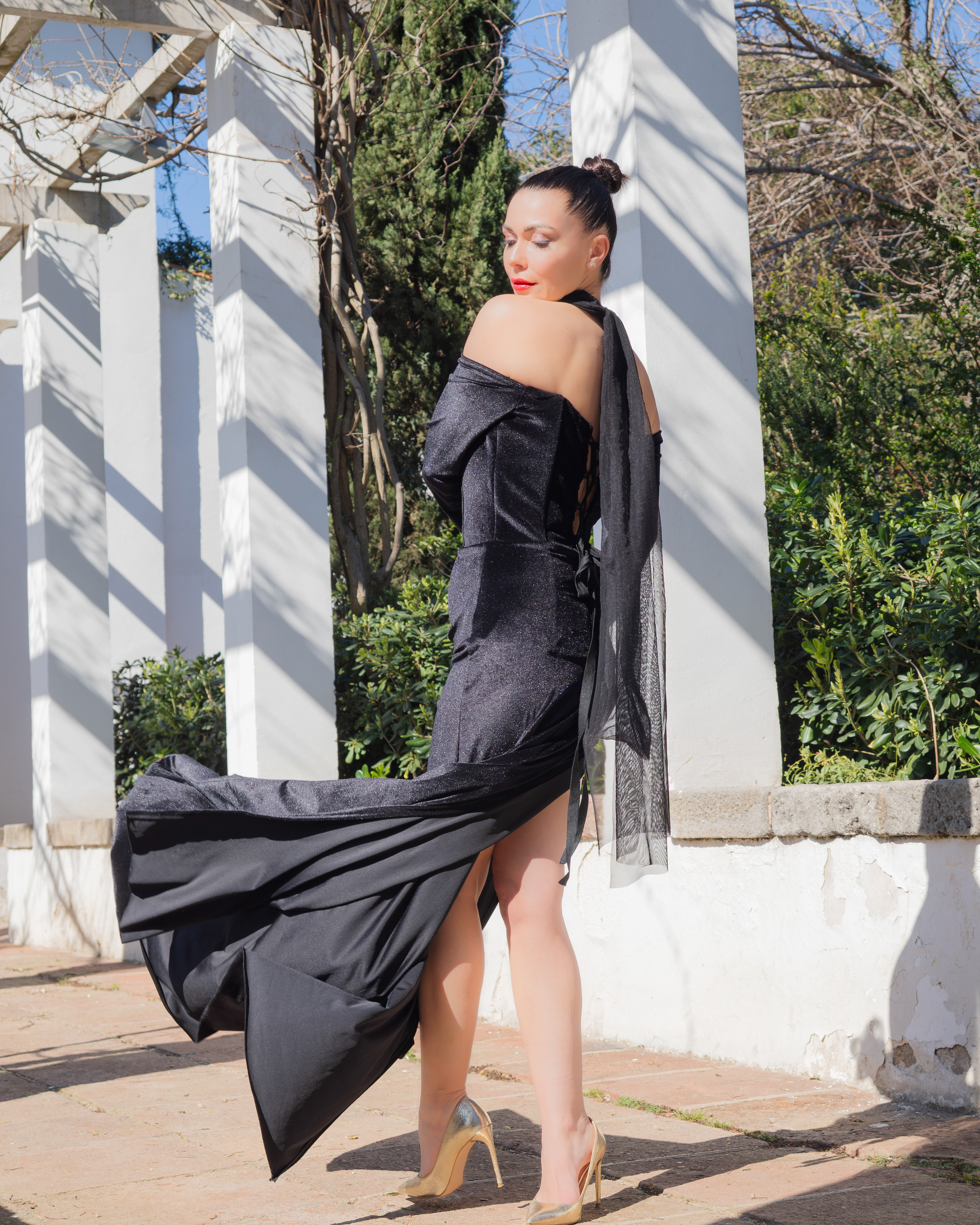 Model tatania shnitman Barcelona Photoshoot