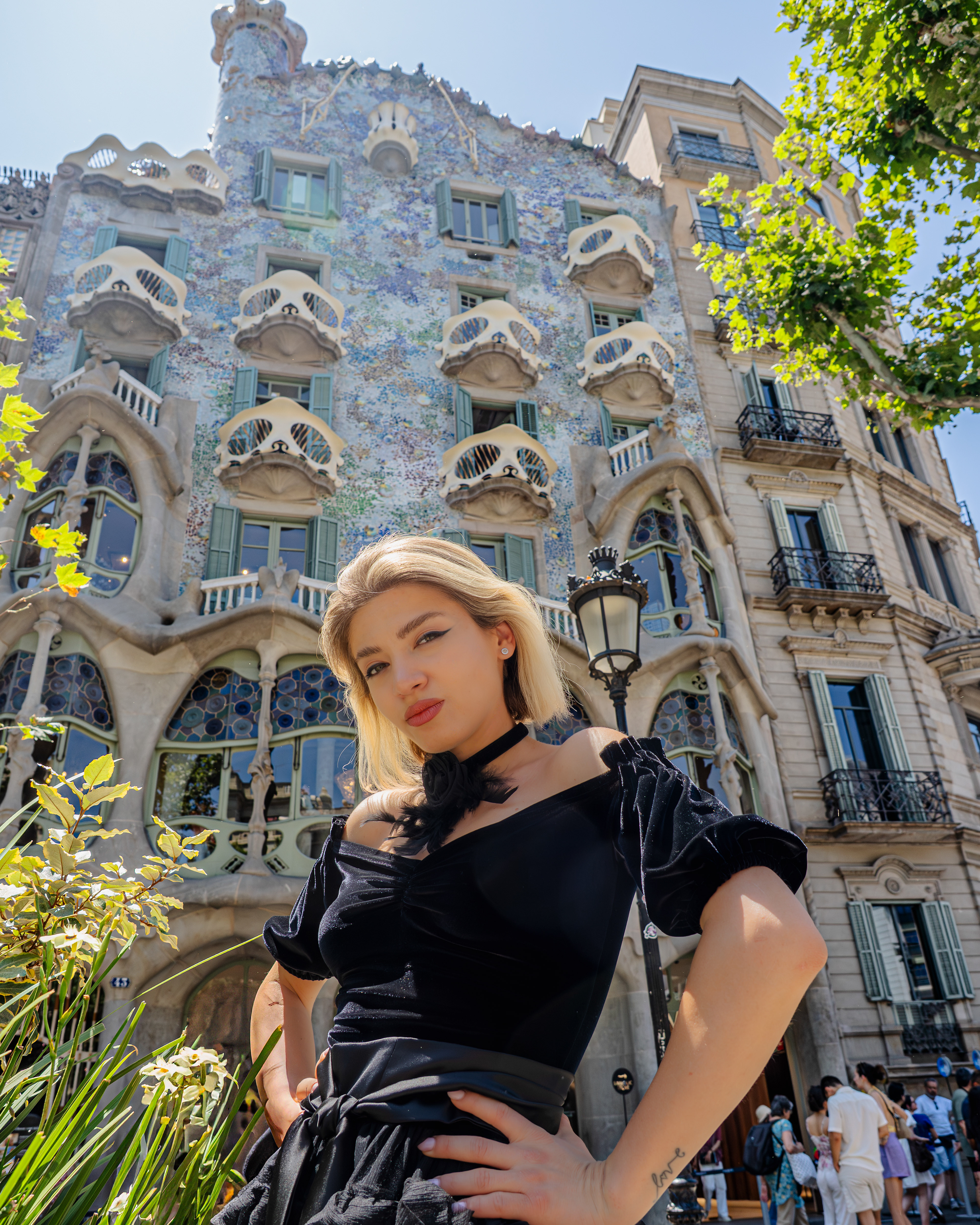portrait at Casa batllo - barcelona