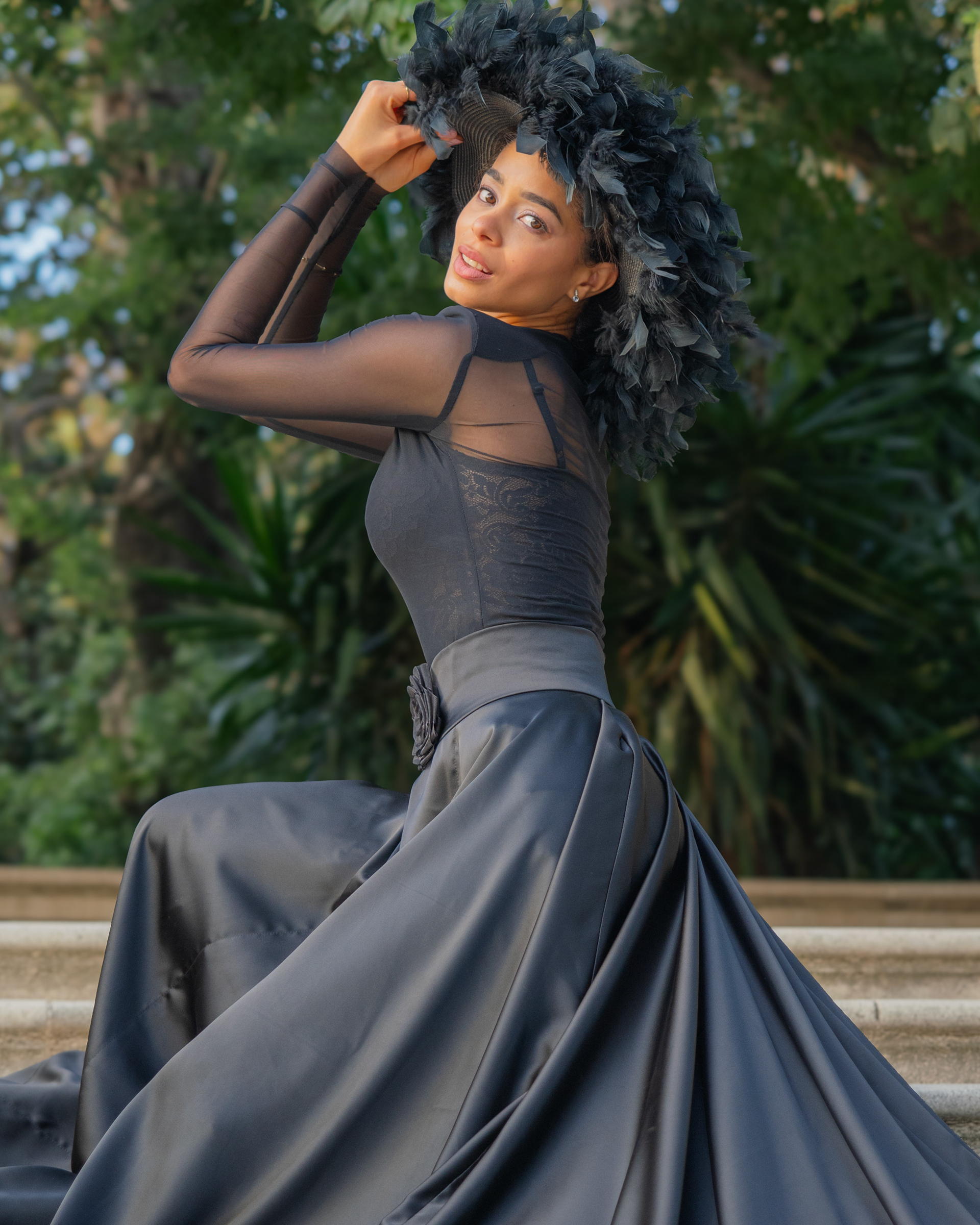 Carol Geronimo shooting at Parc de la Ciutadella