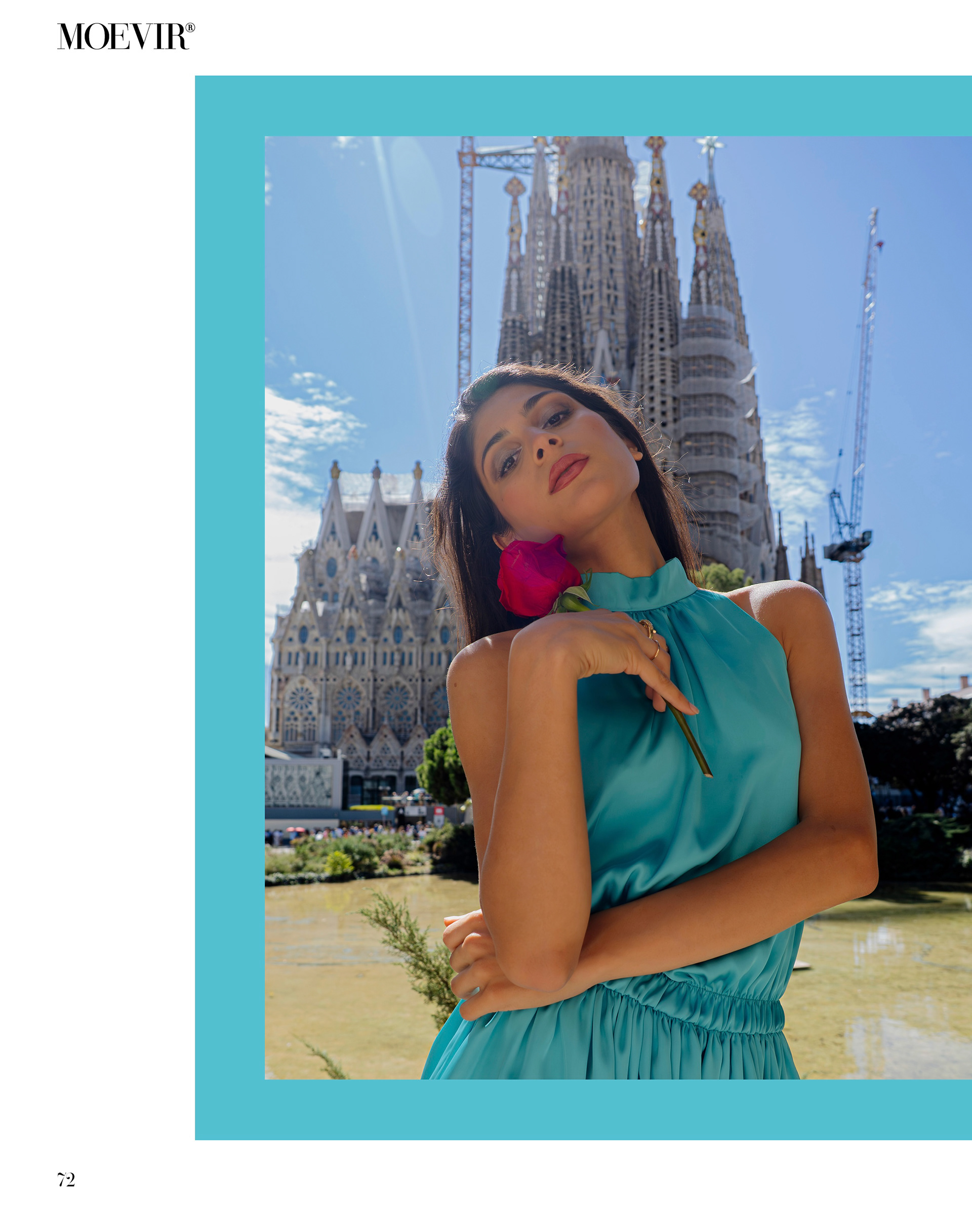 Devishi Sarin at Sagrada Familia - Barcelona