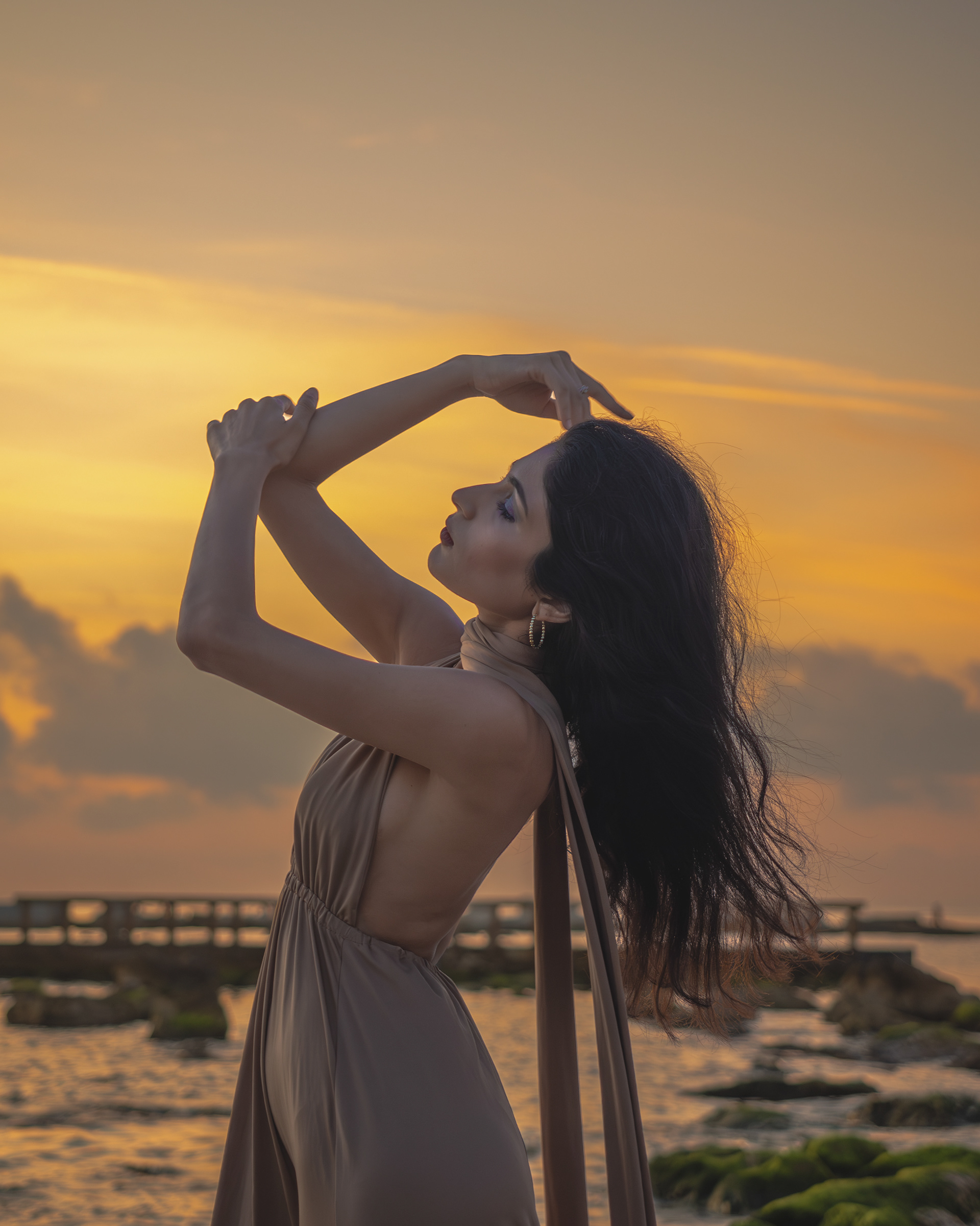 Barceloneta Beach portrait Photoshoot