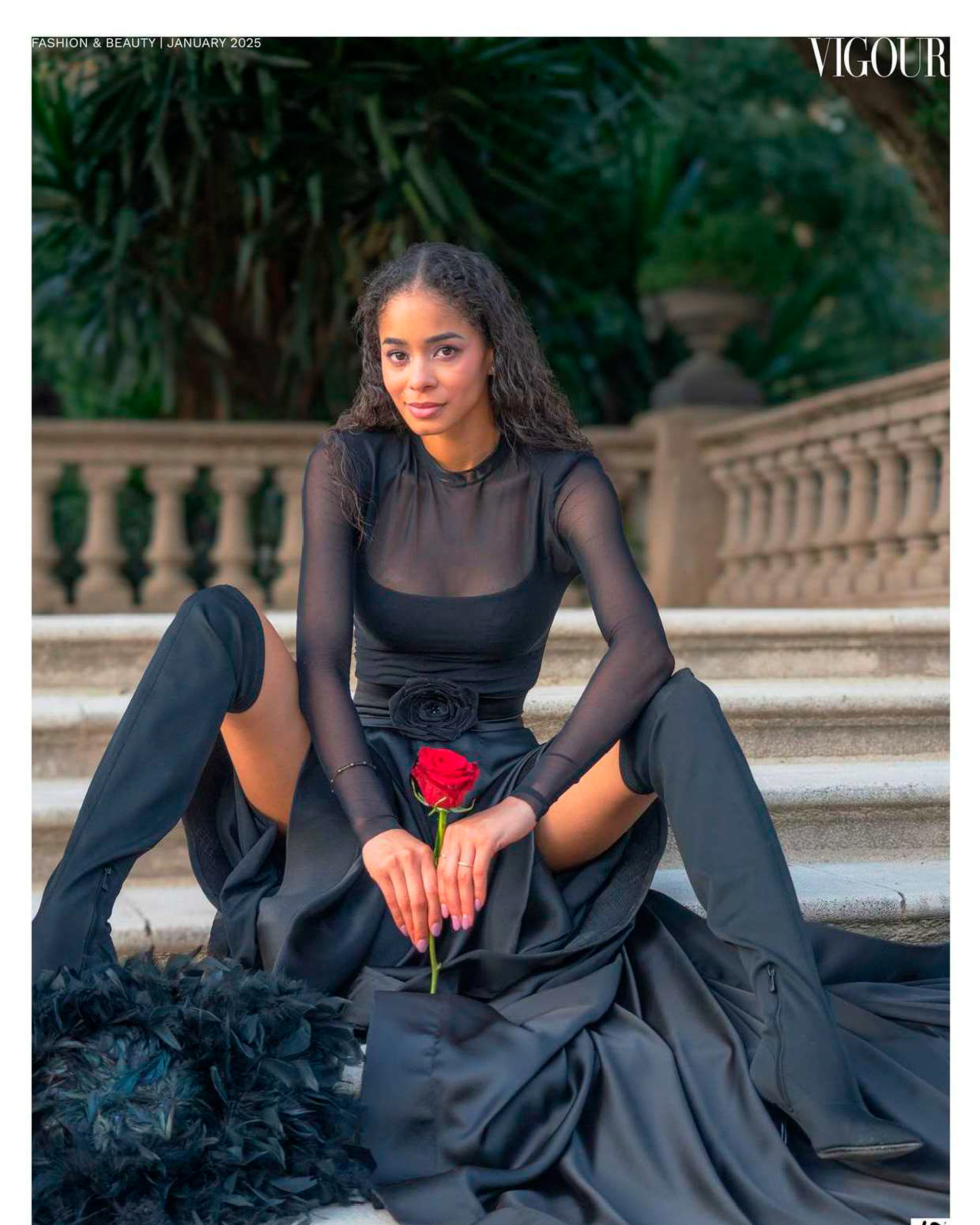 Carol Geronimo sensual dress