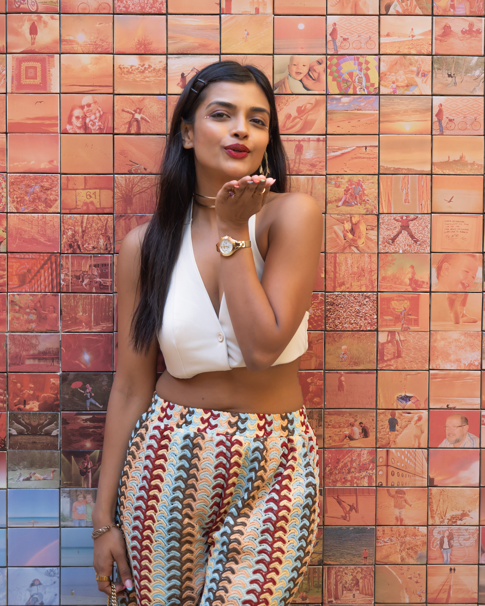 Model Ashna Zaveri in Barcelona