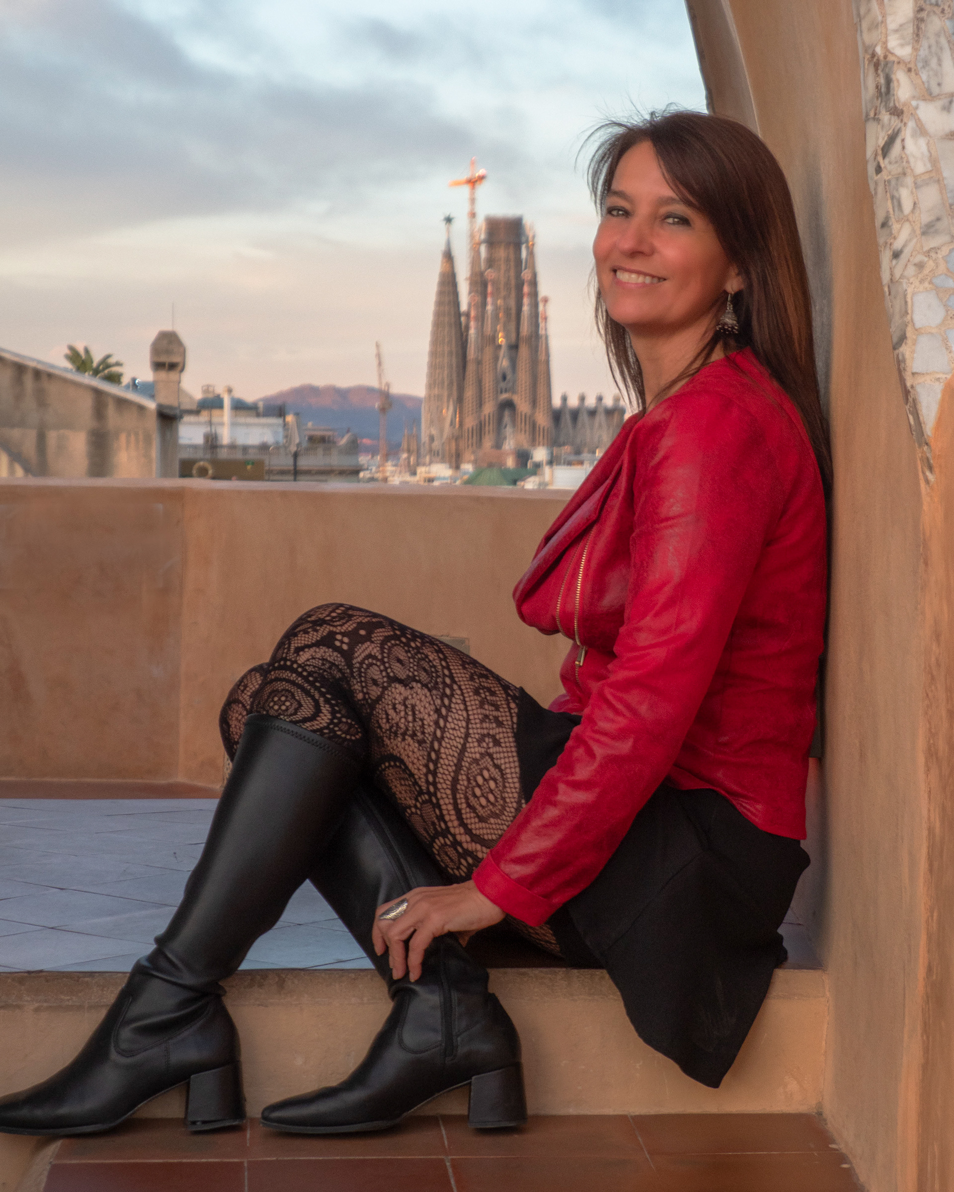 Delia Feria at La Pedrera
