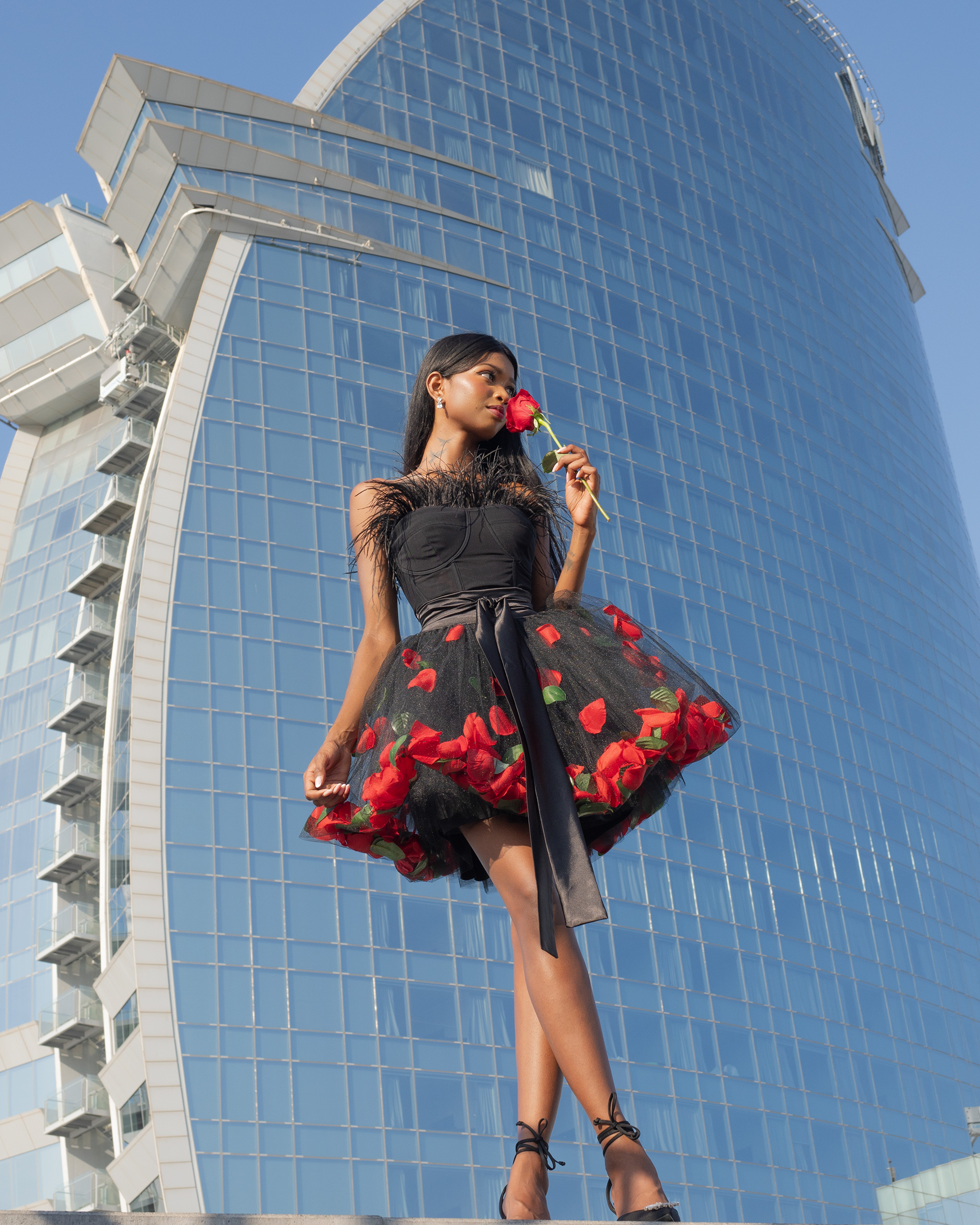 Ela Naranayan with Rose