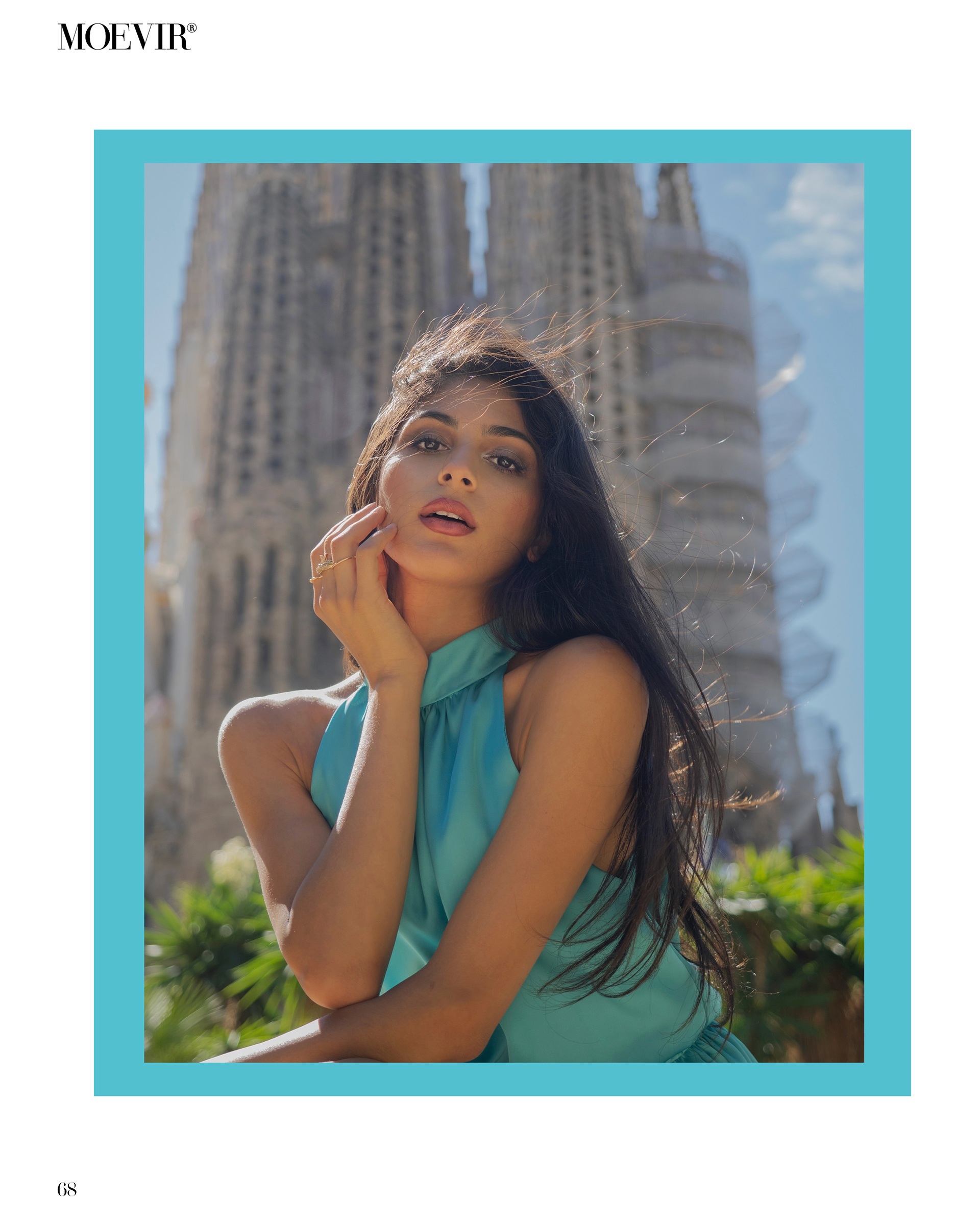 Devishi Sarin beautiful in Barcelona