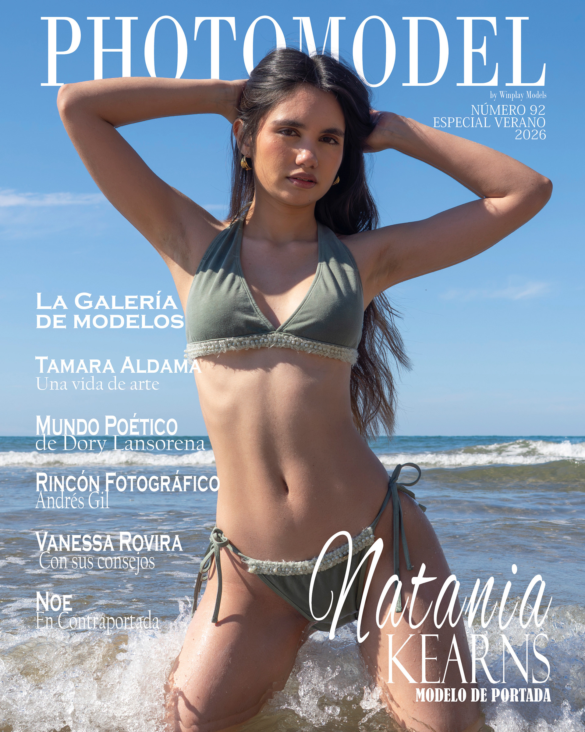 NATANIA KEARNS - PHOTOMODEL Magazine cover - Photo Ernest Siles