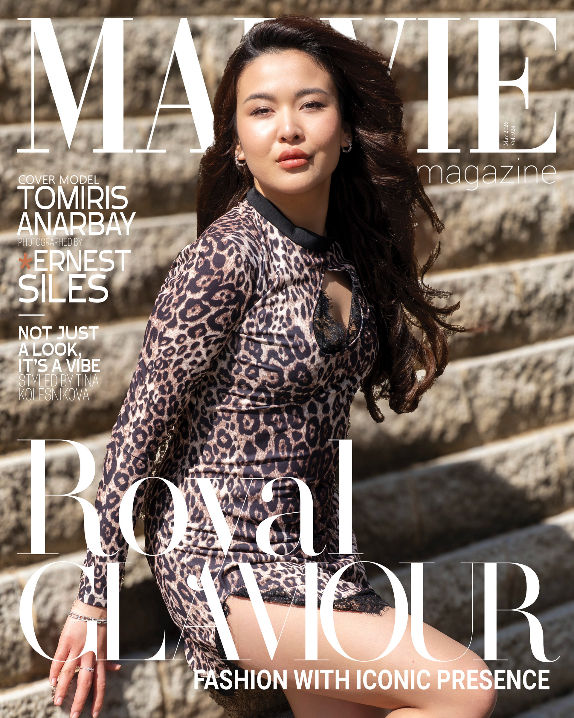 TOMIRIS ANARBAY - MALVIE Magazine cover - Photo Ernest Siles