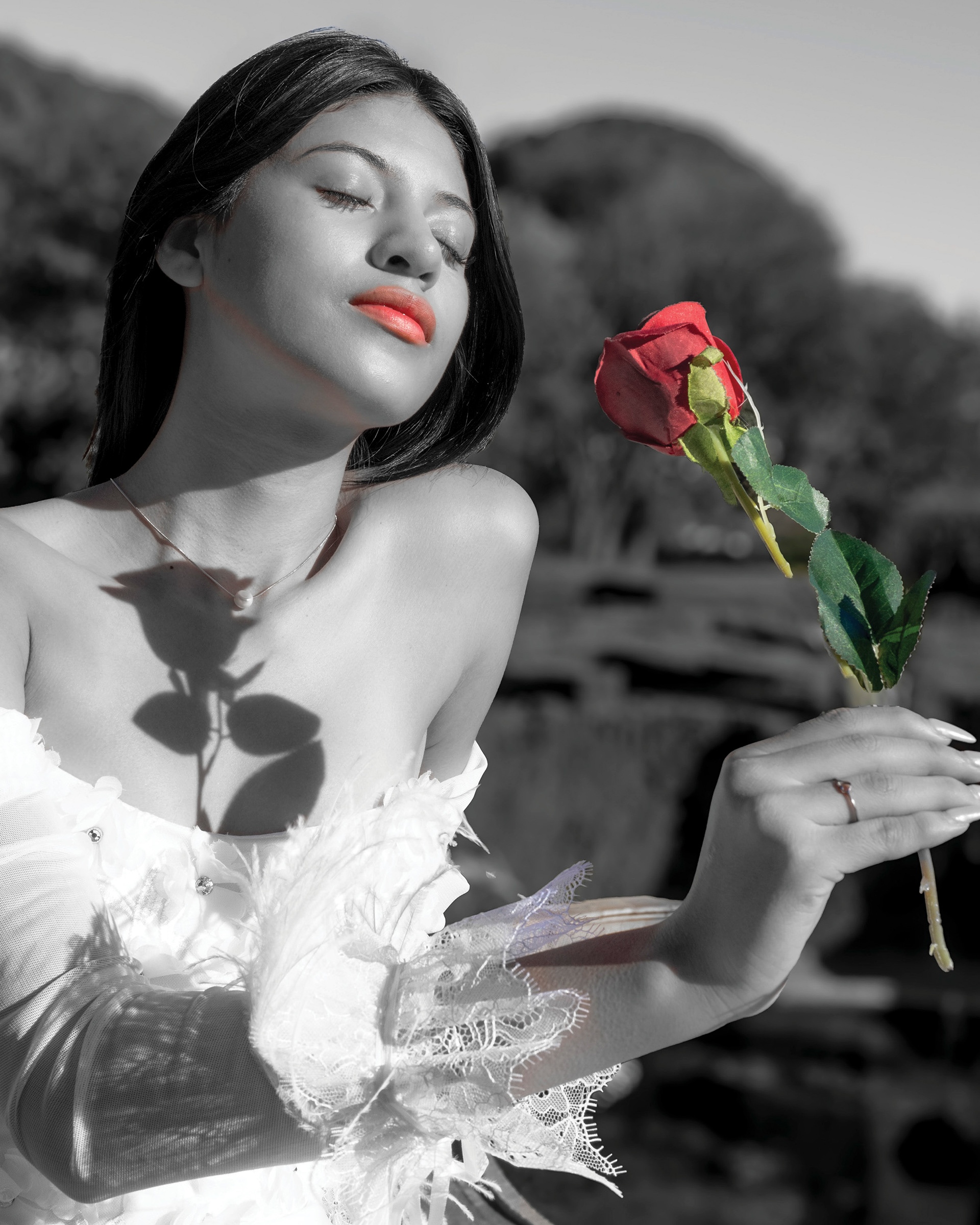 Model Ashley Sanchez by barcelona fashion photographer Ernest Siles