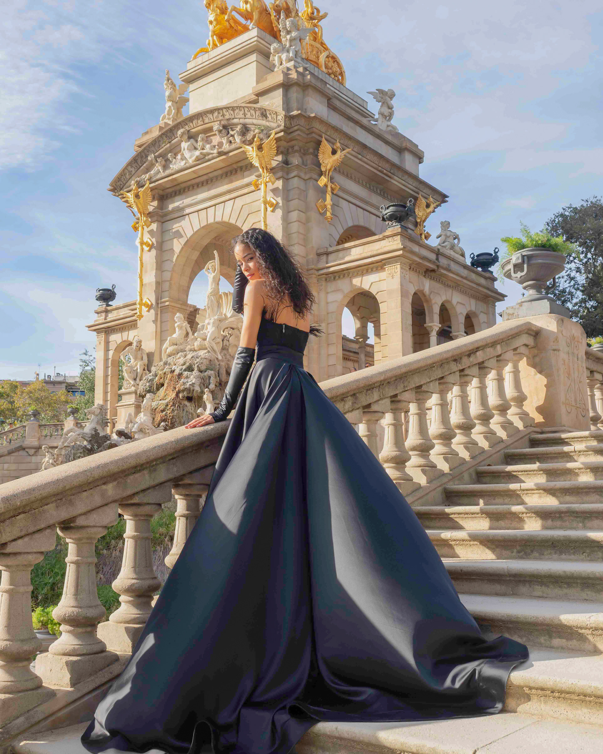 parc de la ciutadella barcelona portrait photoshoot