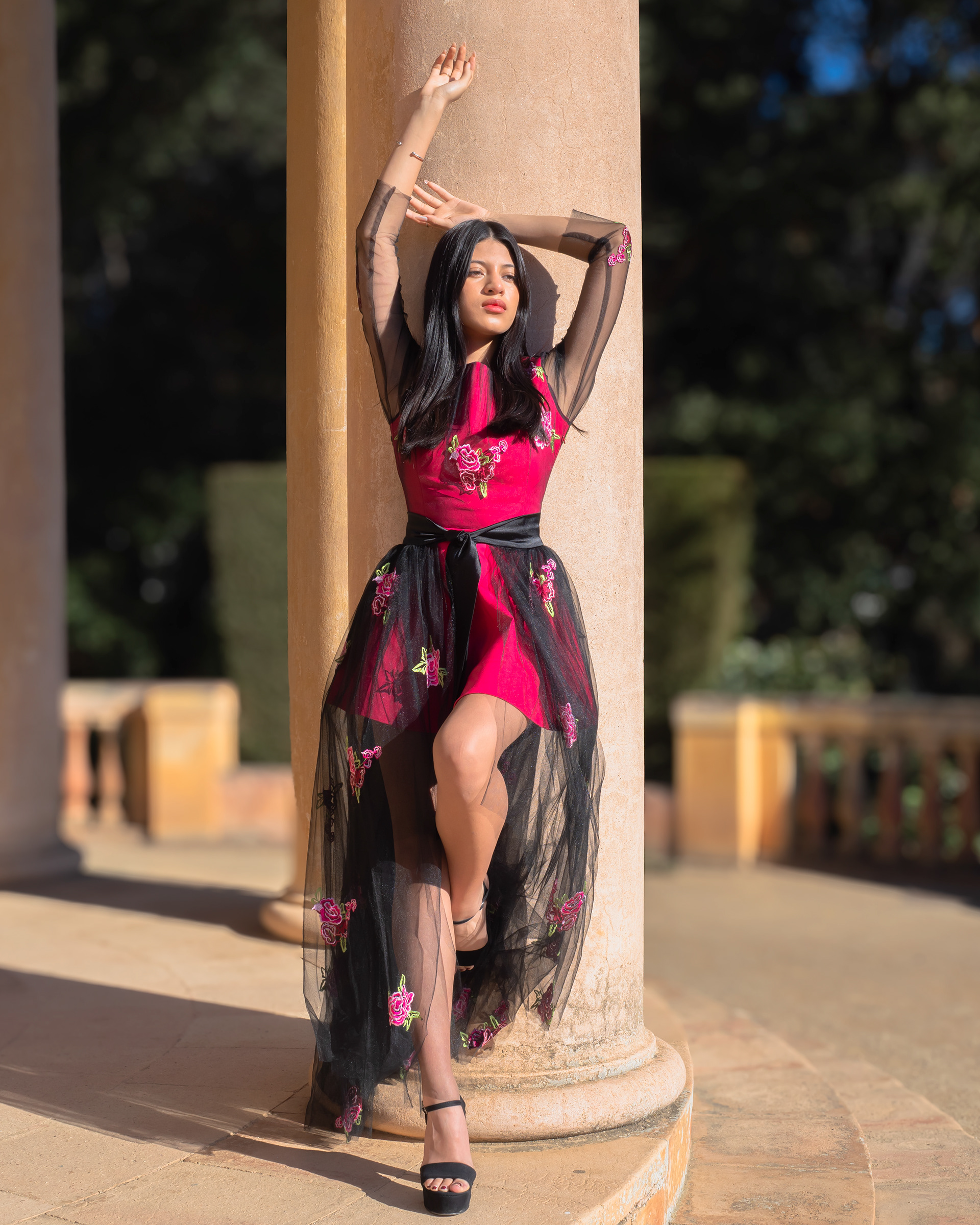 Ashley Sanchez modeling in Barcelona