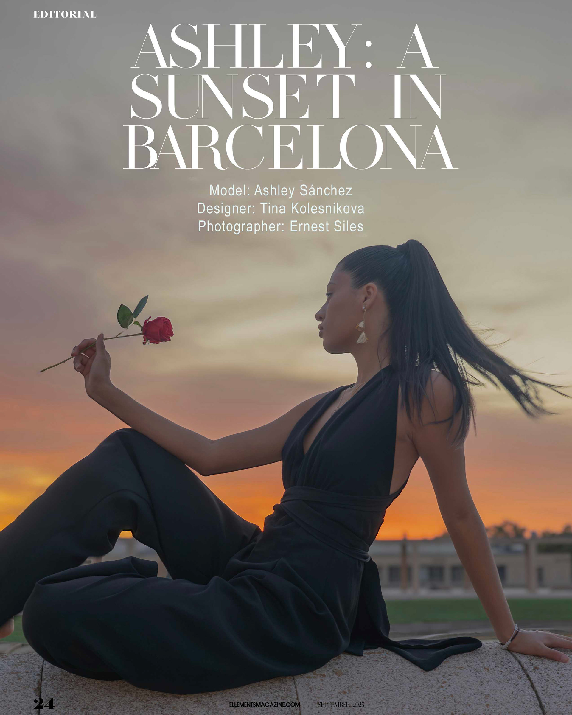 Ashley Sanchez by Barcelona Photographer Ernest Siles