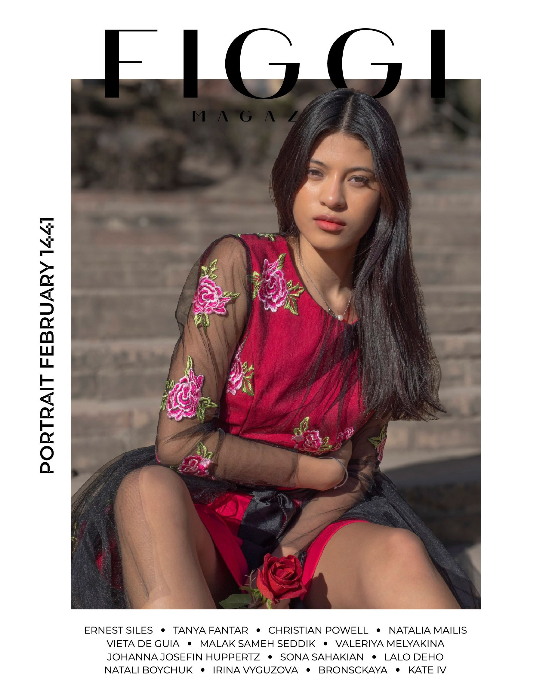 Model Ashley Sanchez Cover in Figgi Magazine