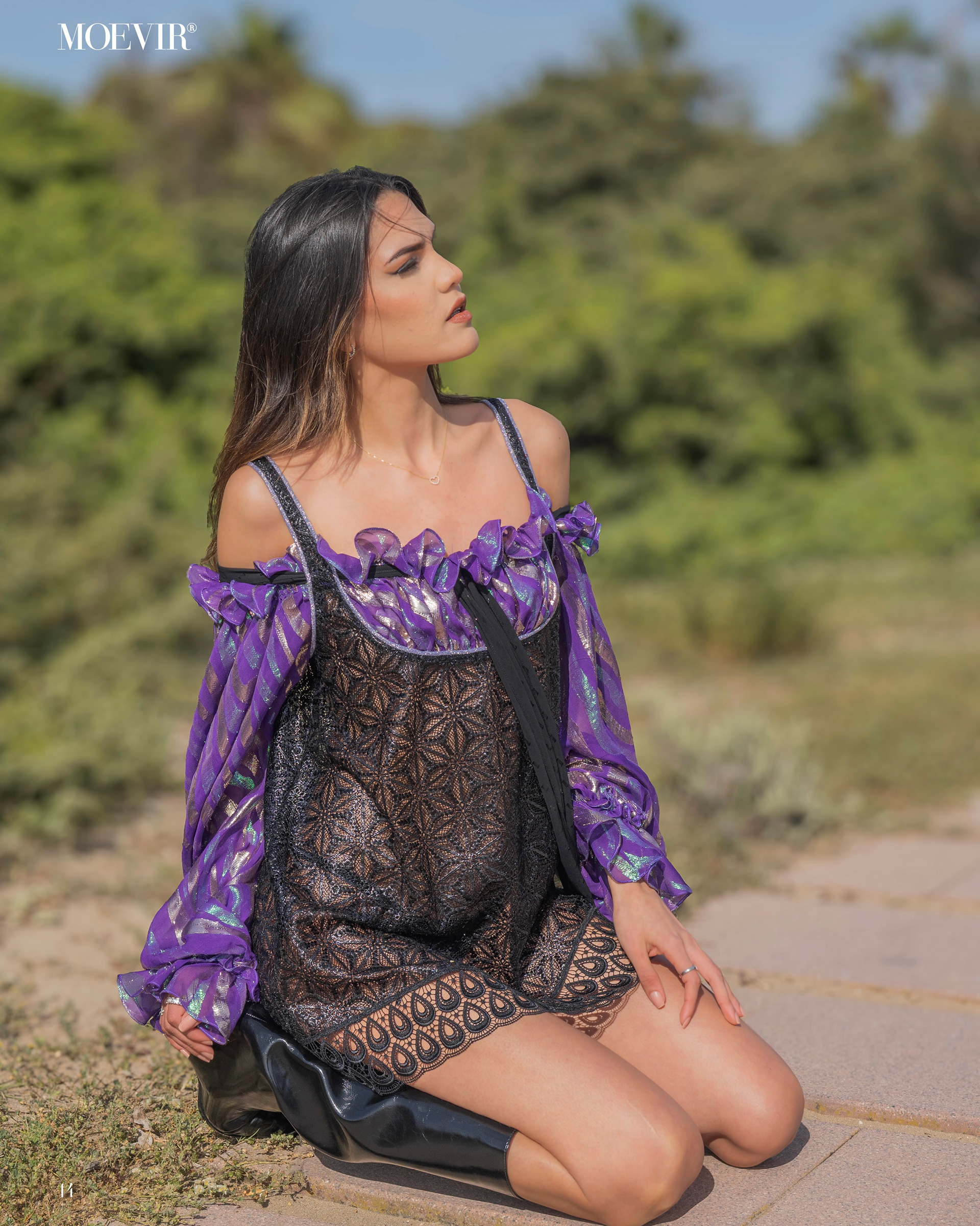 Paola Marin wearing Custo Barcelona