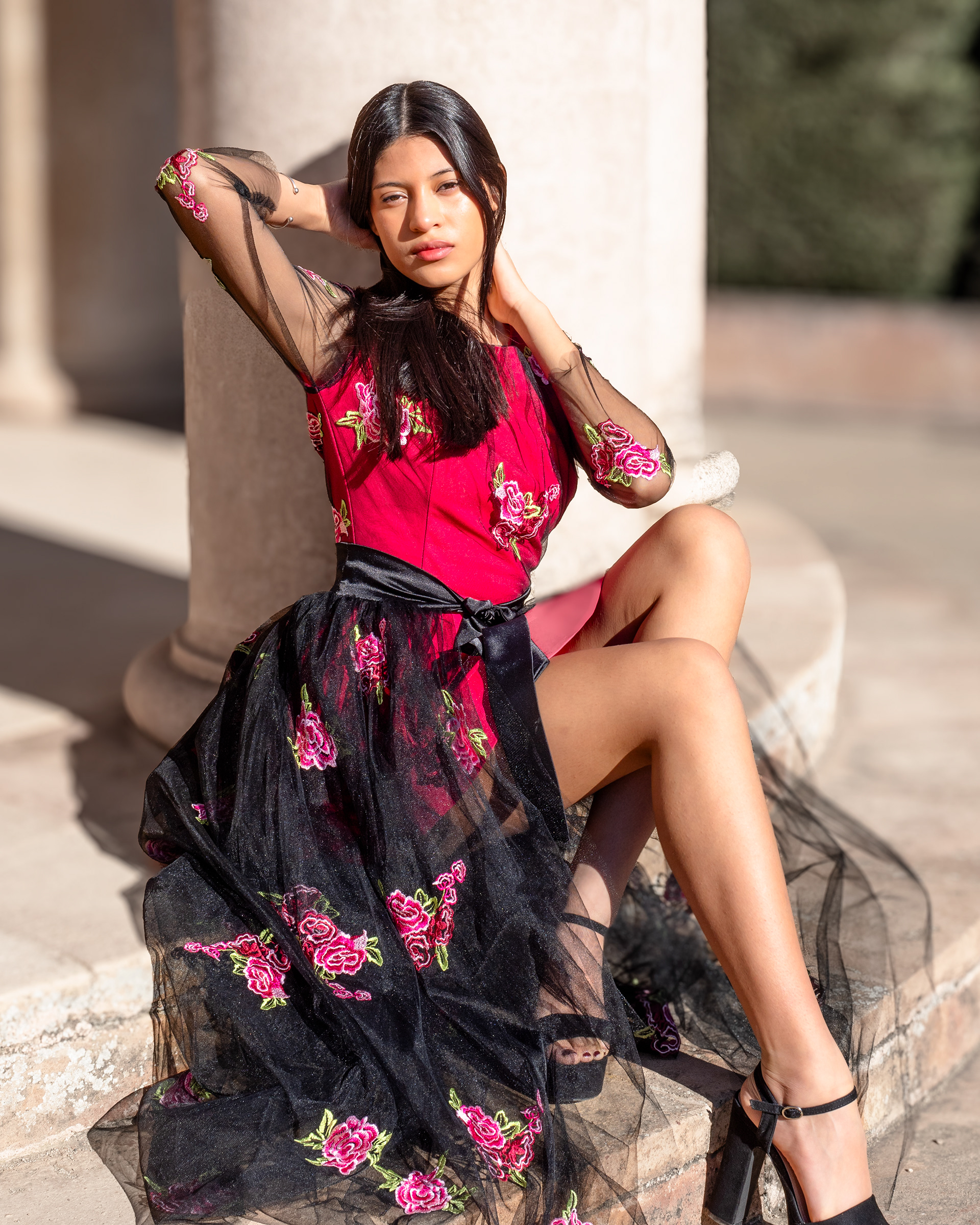 Model Ashely Sanchez in Barcelona