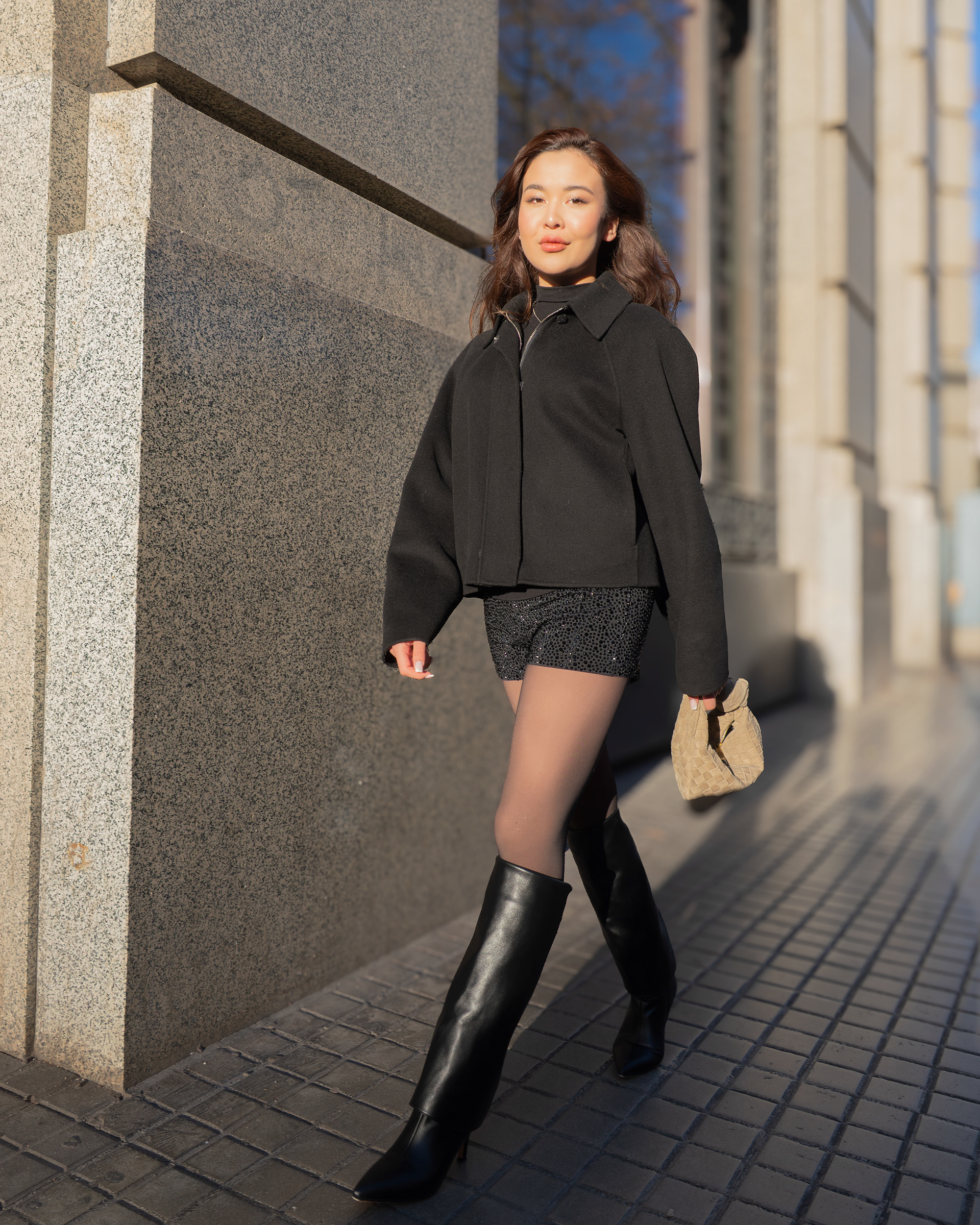 Model Tomiris Anarbay by Barcelona Photographer Ernest Siles