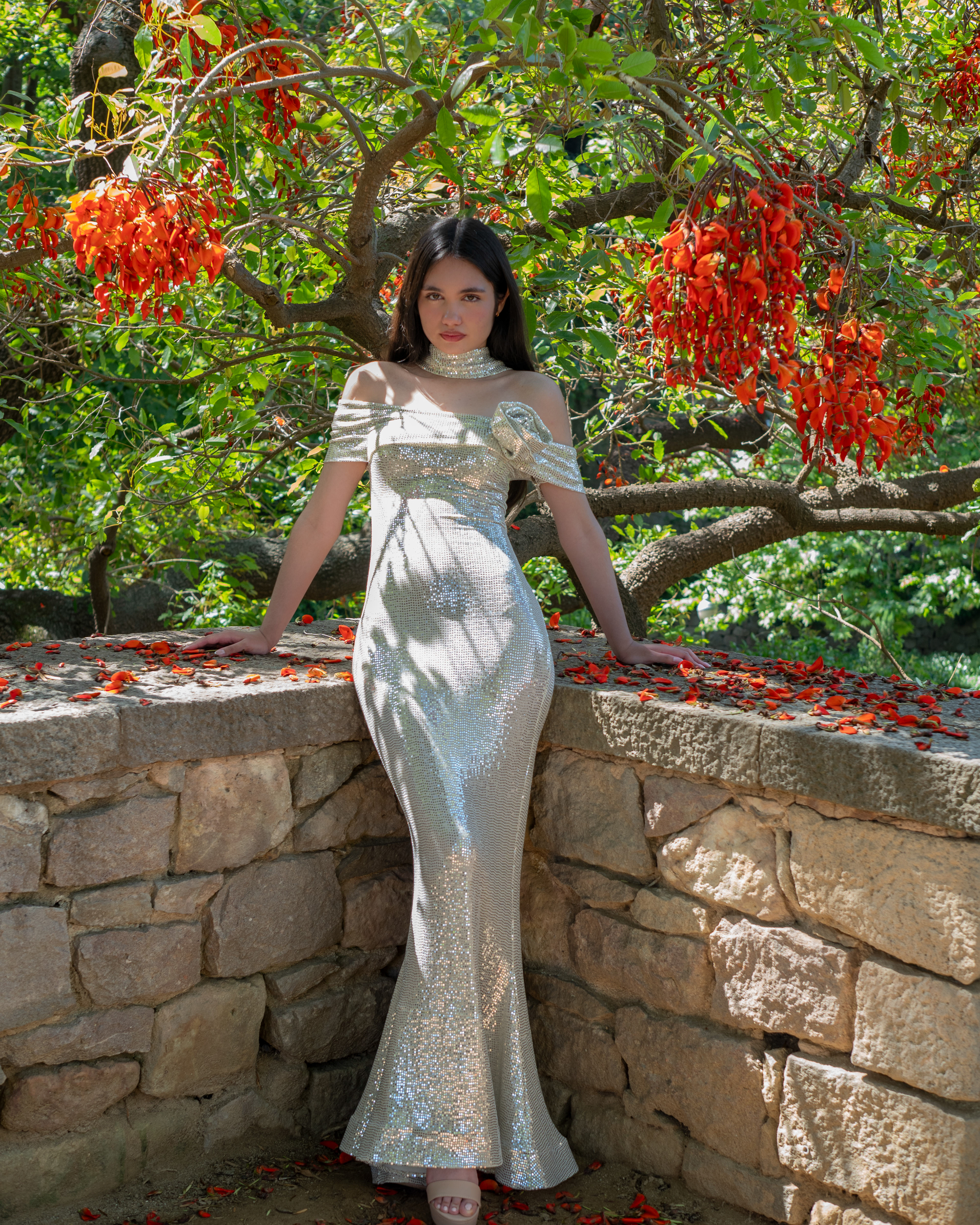 Natania Kearns  waearing Tina Kolesnikova Dress