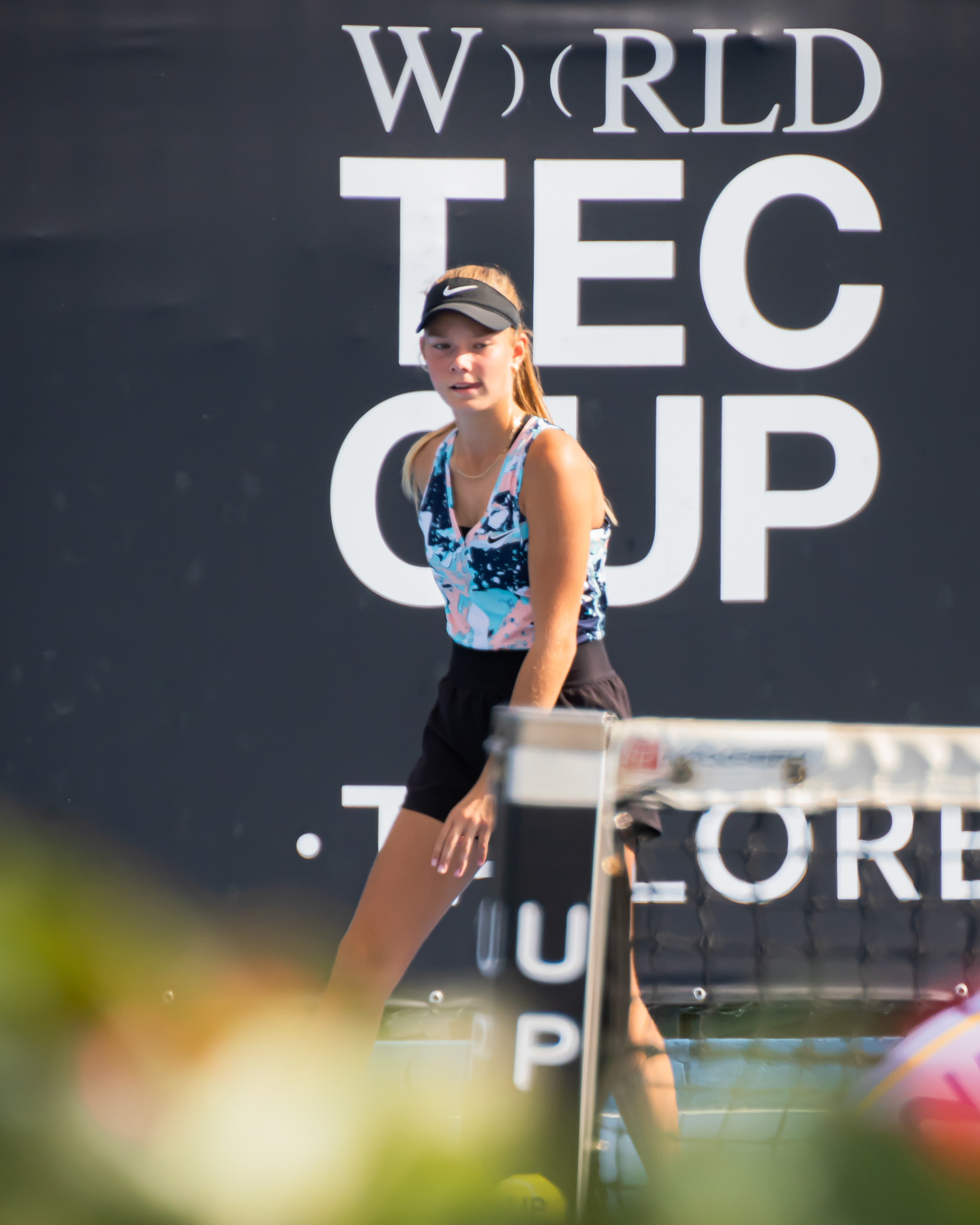Sofie Mottlová at tennis court
