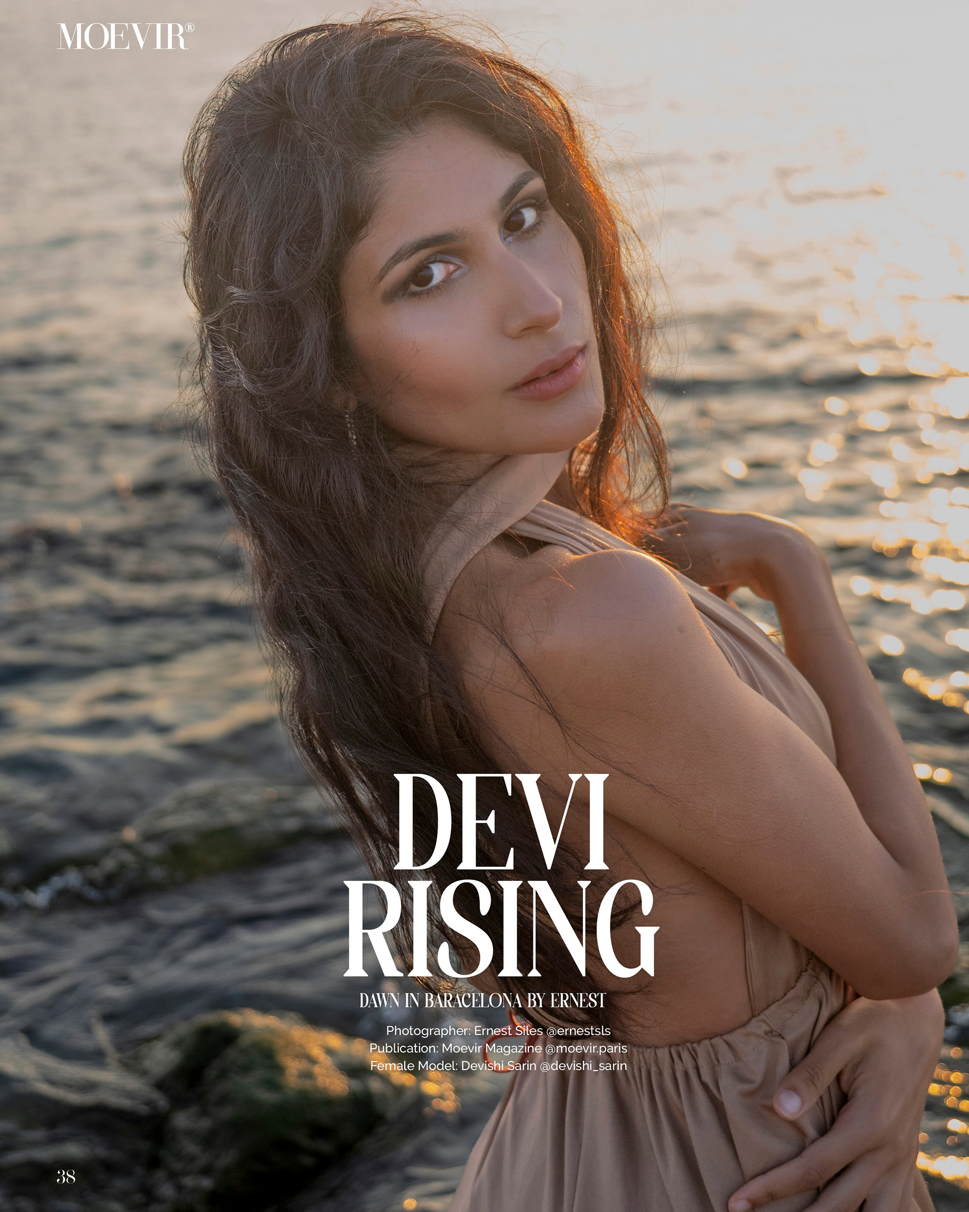 Devishi Sarin in MOEVIR Magazine by Ernest Siles