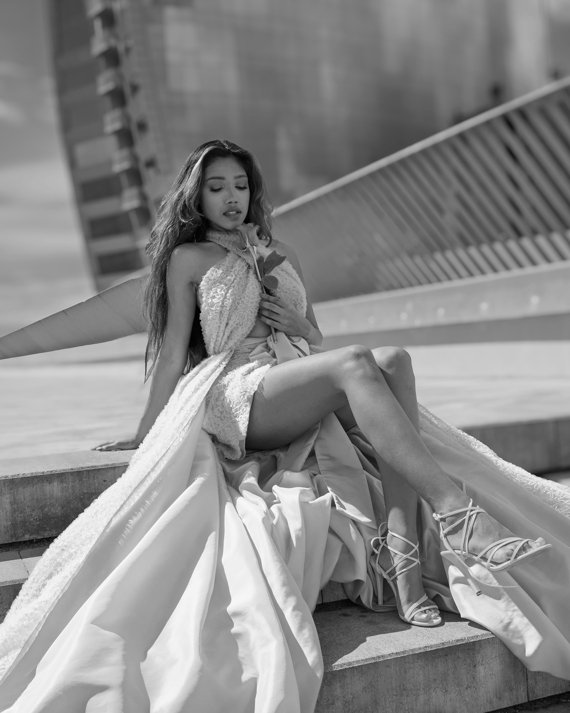 Model Anoeradha modeling in Barcelona 