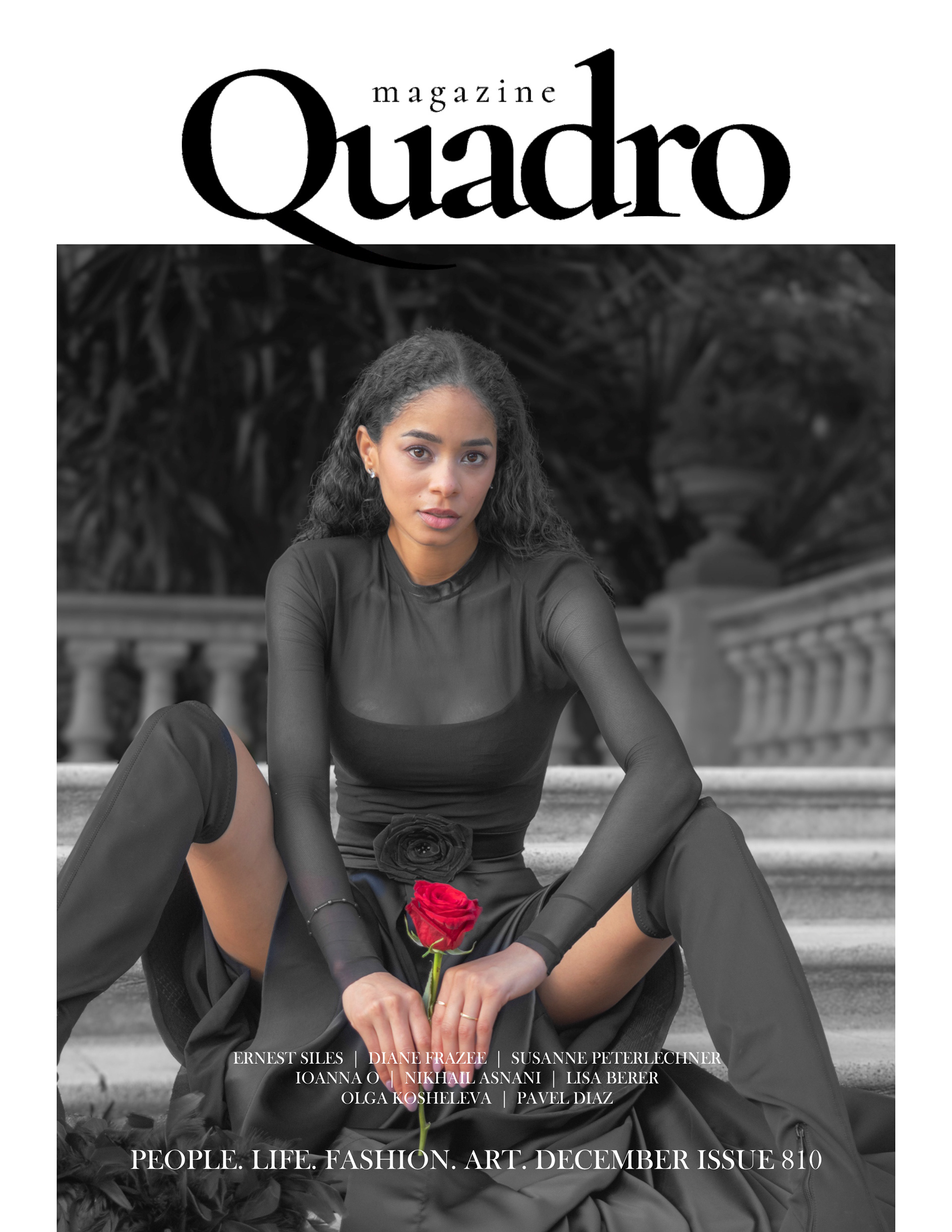 CAROL GERÓNIMO  - QUADRO Magazine cover - Photo Ernest Siles