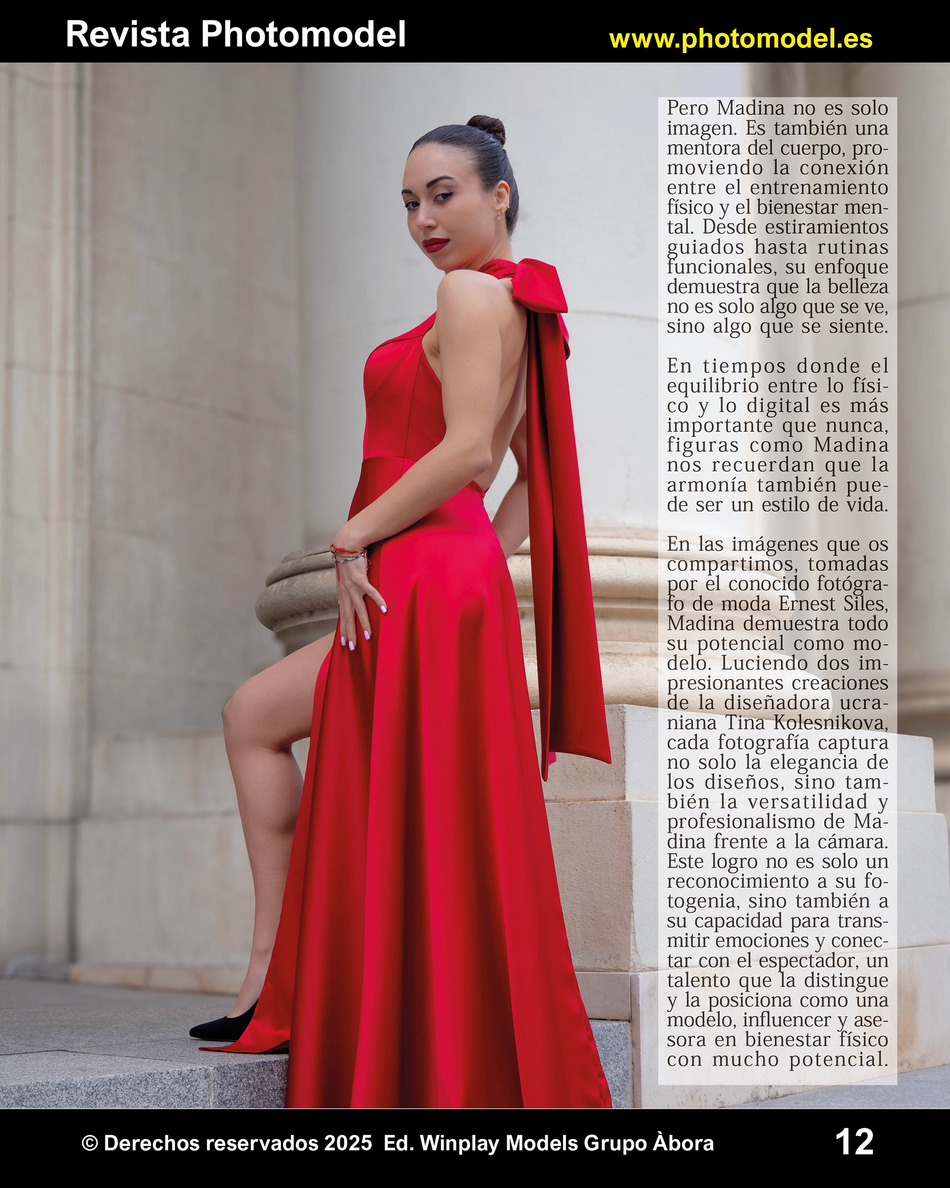 Model Madina Ism photo shoot with barcelona photographer Ernest Siles