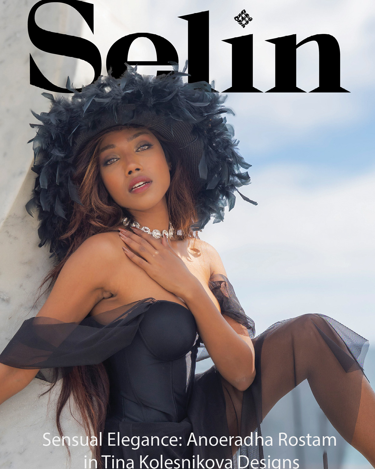 ANOERADHA ROSTAM - Selin Magazine cover - Photo Ernest Siles