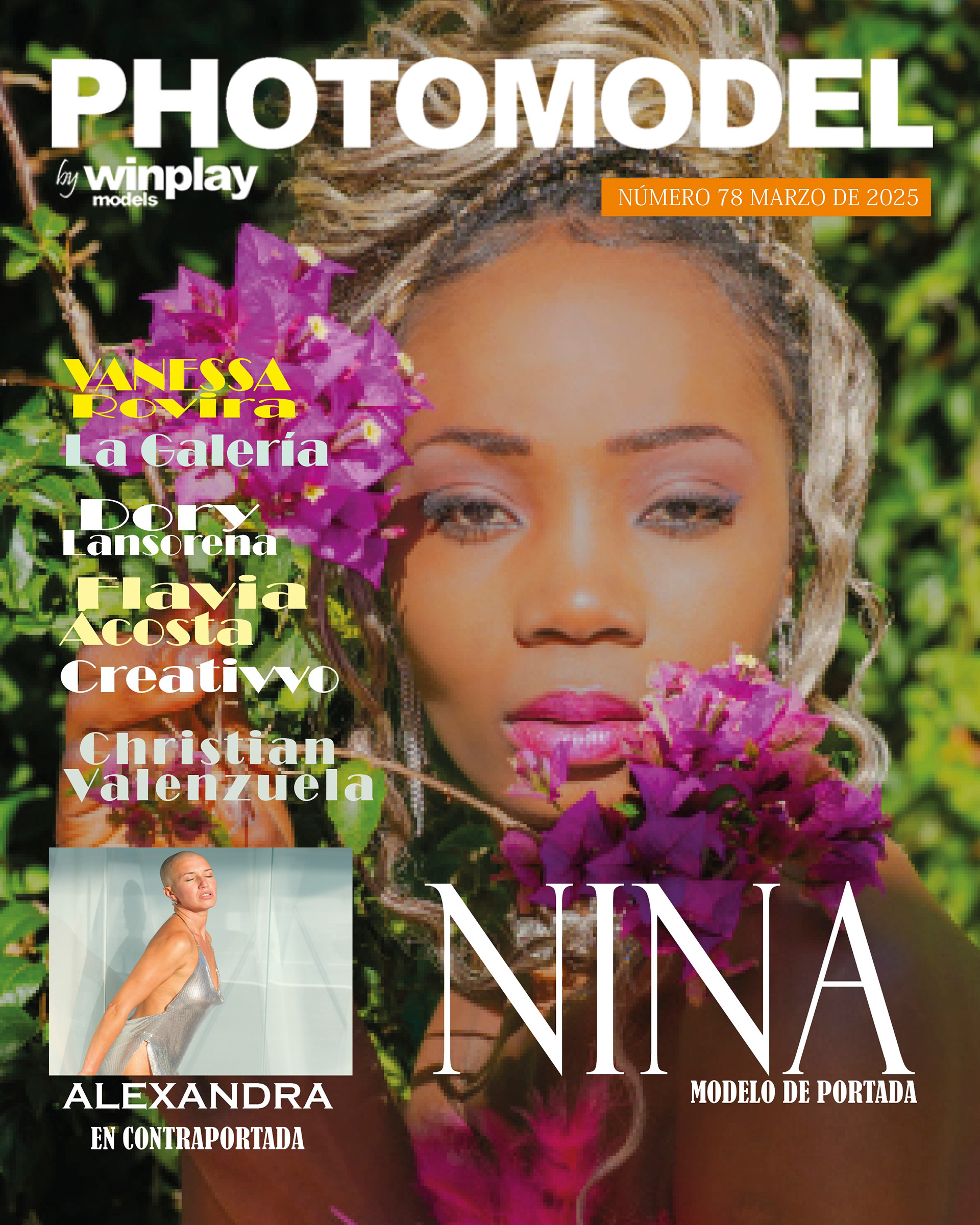NINA SALVADOR - PHOTOMODEL Magazine cover - Photo Ernest Siles