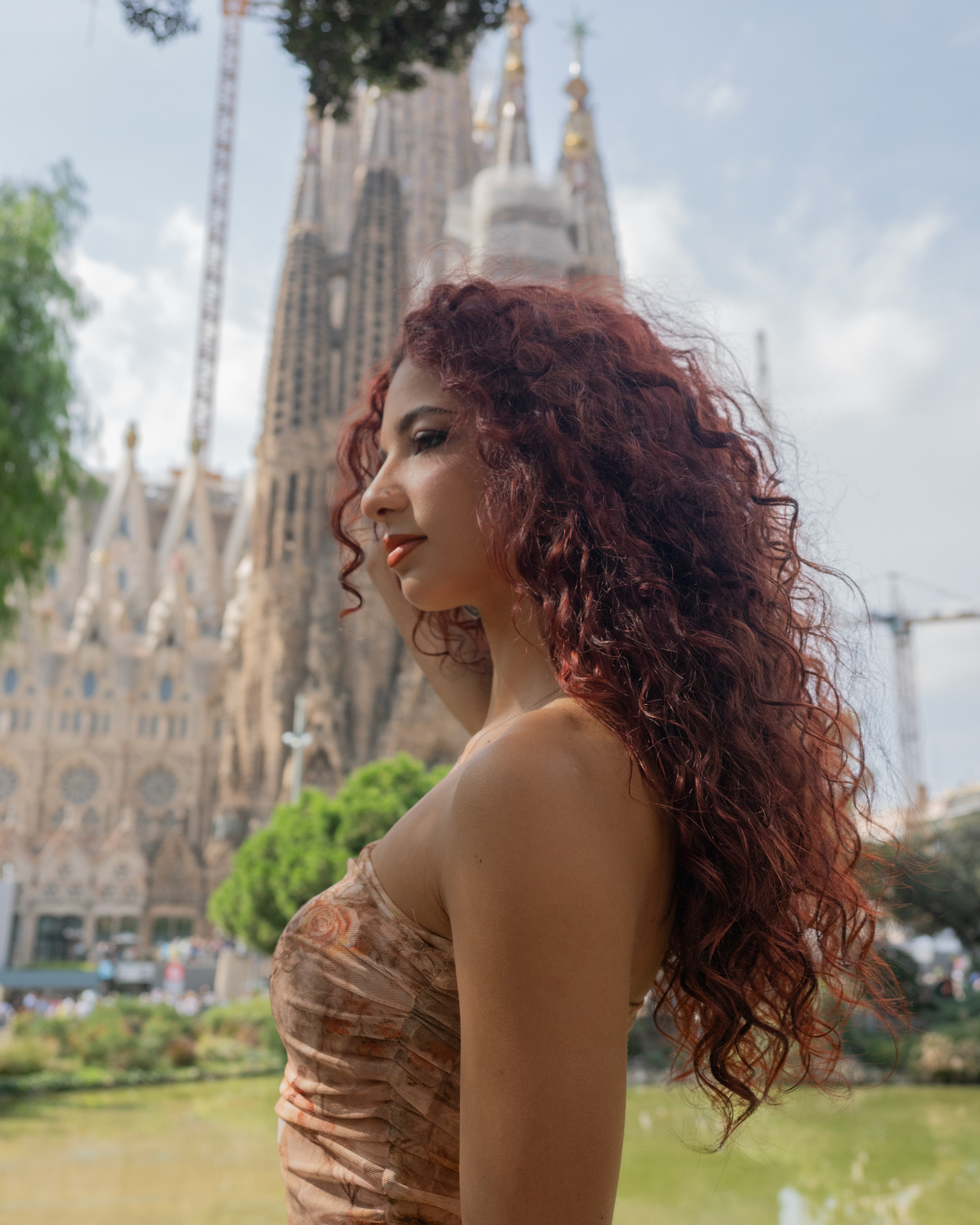  Milika Rabrenovic at Sagrada Familia