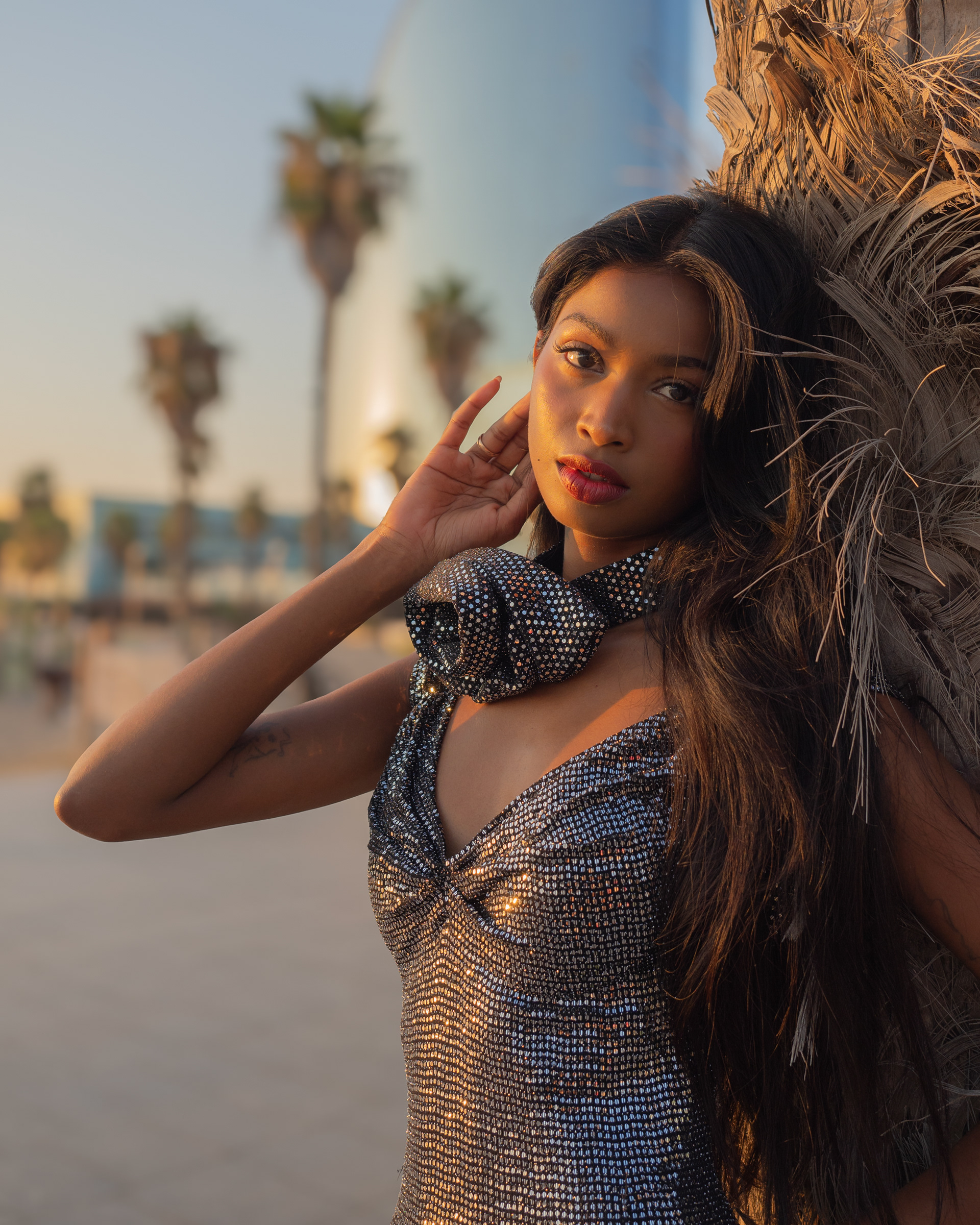 Ela Naranayan wearing Tina Kolesnikova dress