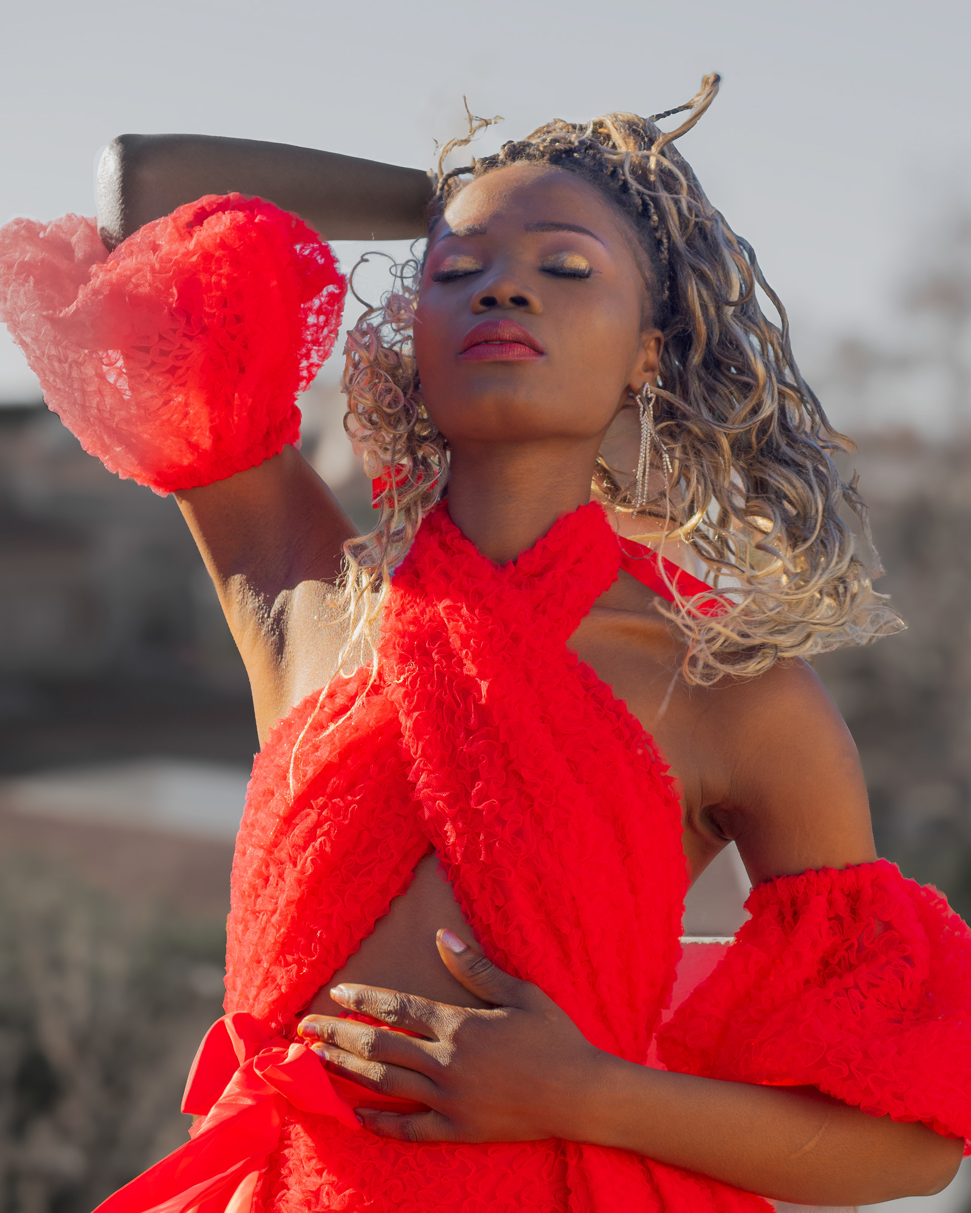 Beautiful Model Nina in Barcelona