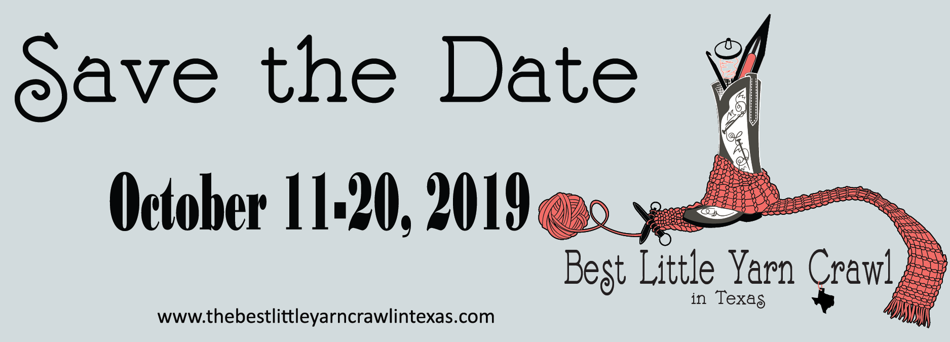 Save the Date Bookmark Front
