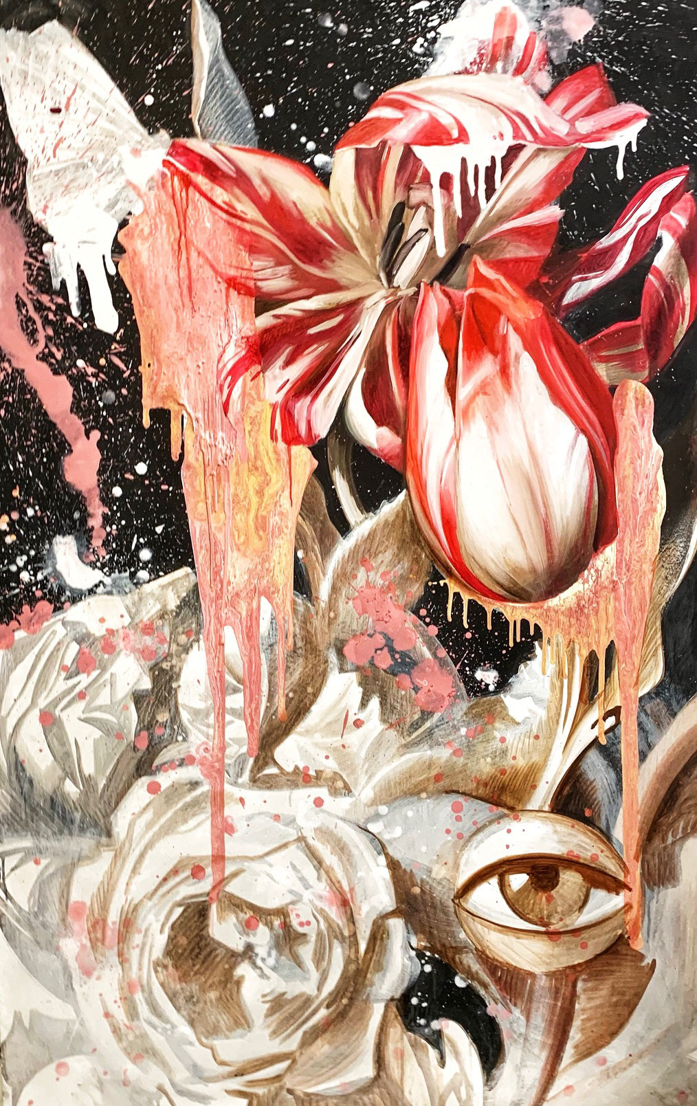 The Very Vision, 160 x 100 cm, oil on primed paper, 2021, London