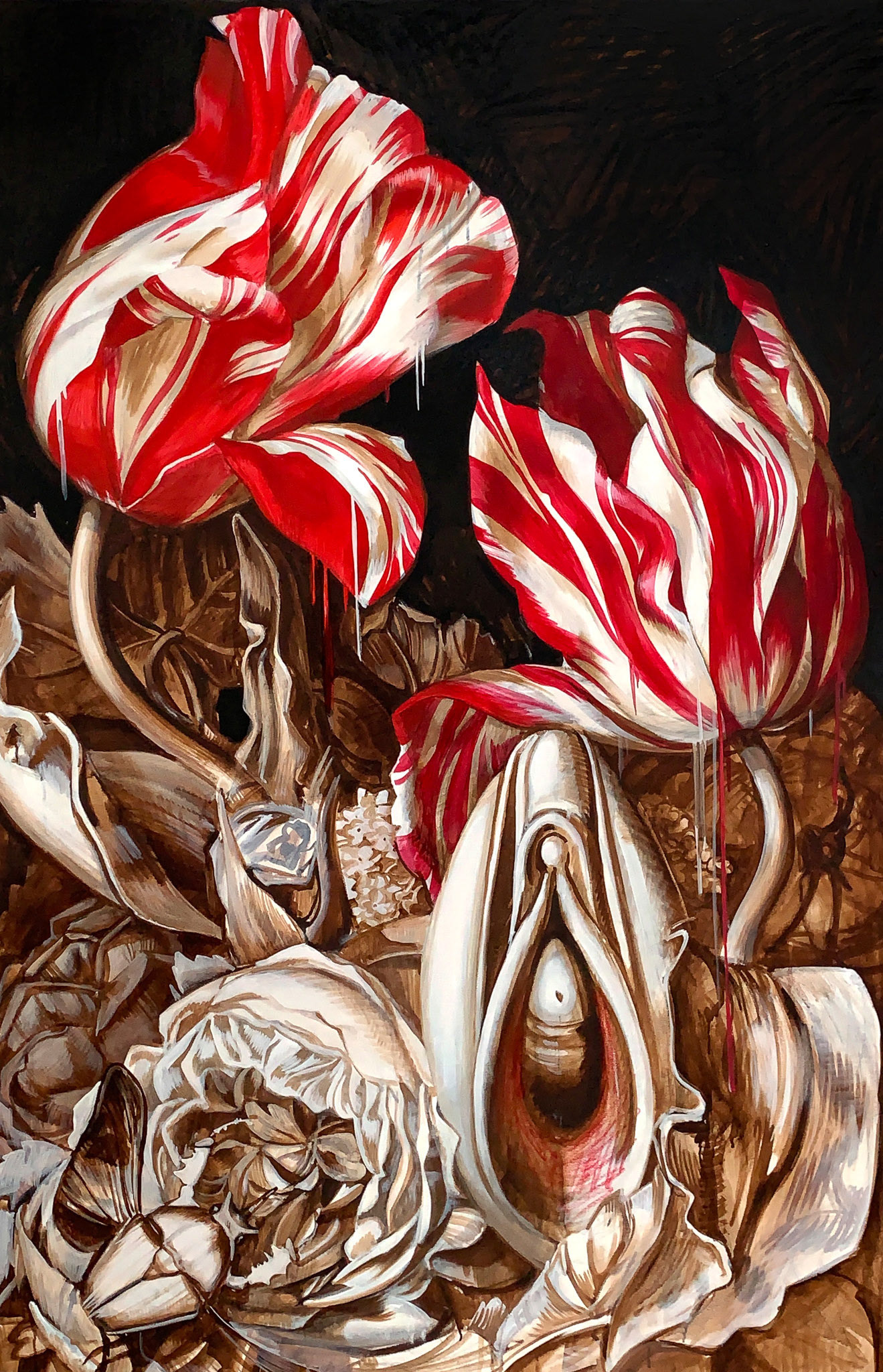 Genesis, 150 x100 cm, oil on canvas, 2020, London