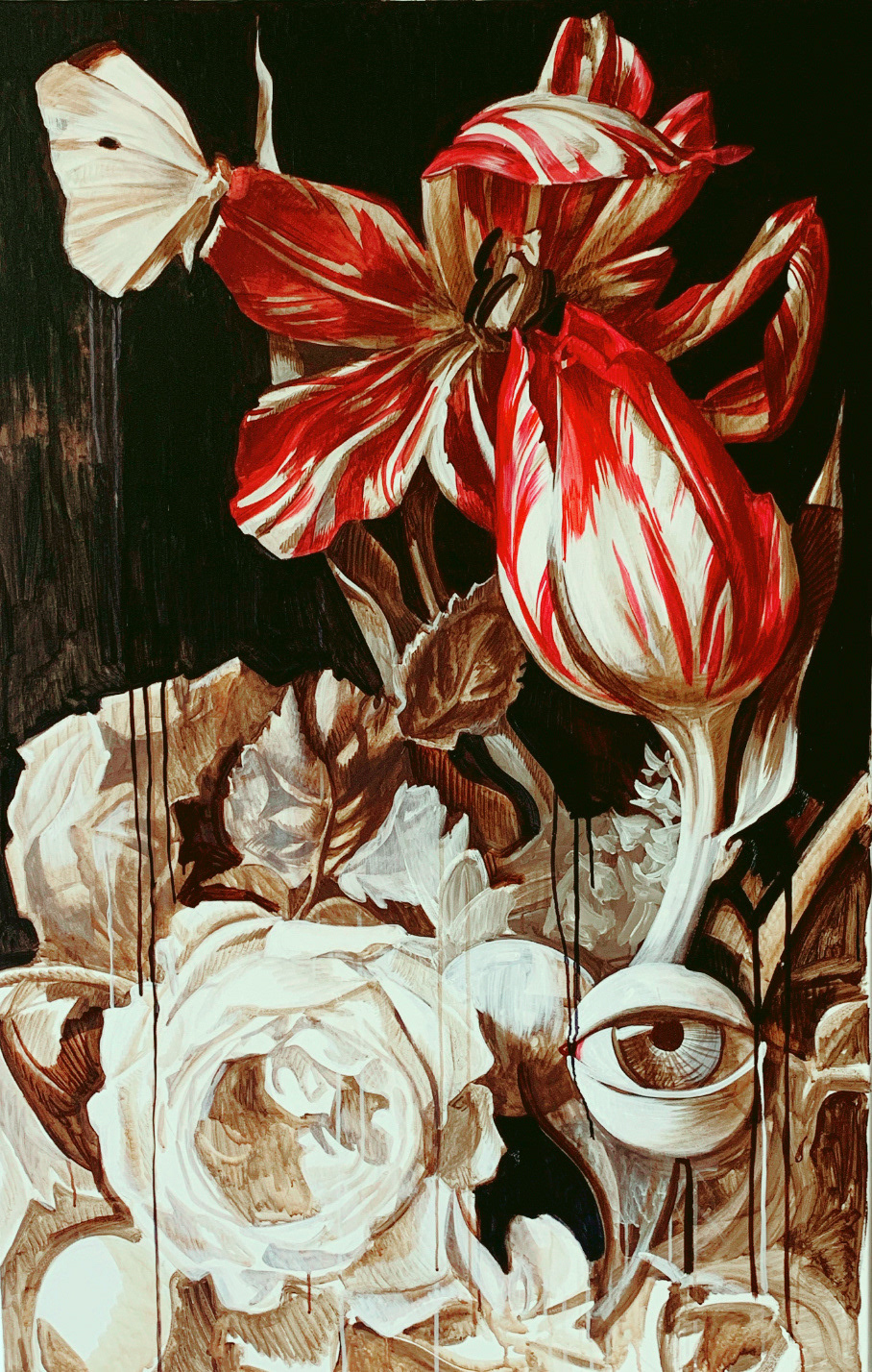 Vision, 150 x100 cm, oil on canvas, 2020, London
