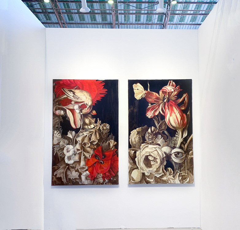 View at the art fair, Los Angeles