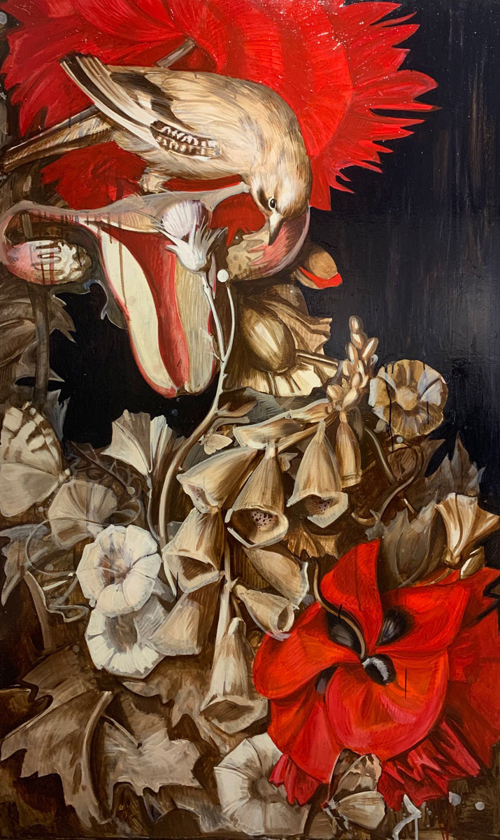 Genesis, 150 x 100 cm, oil on canvas, 2019, London