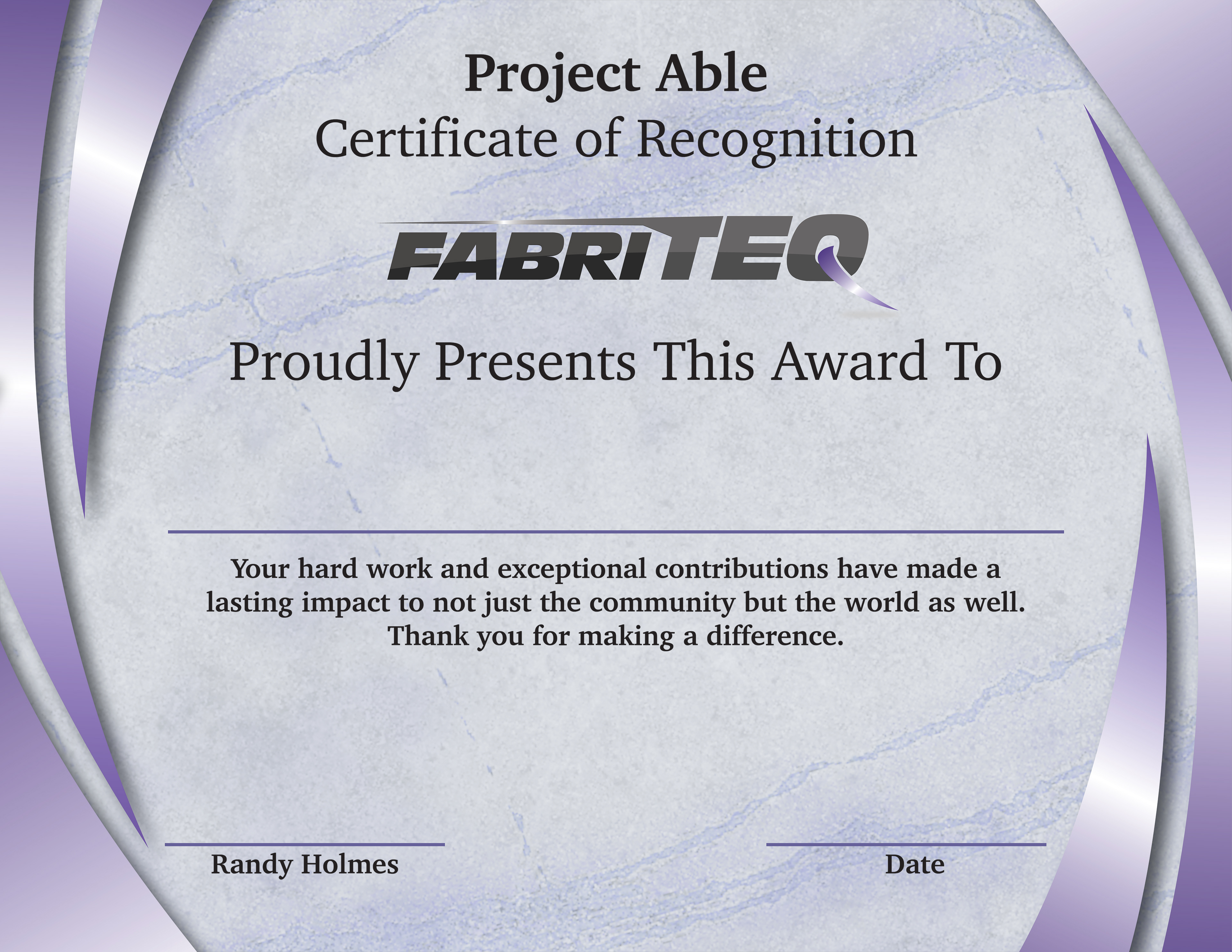 Graduation Certificate