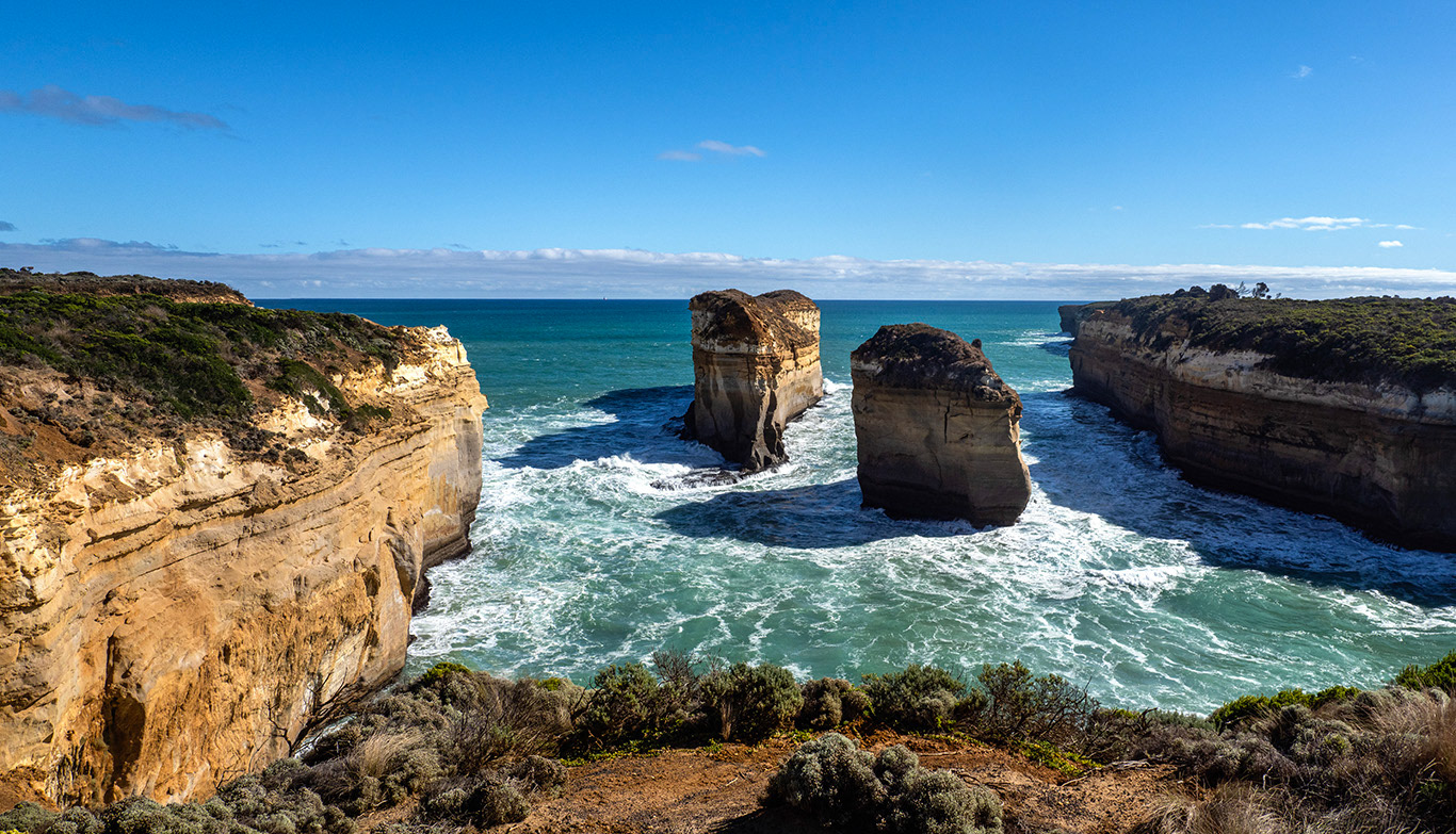 Vue partielle des Twelve Apostles