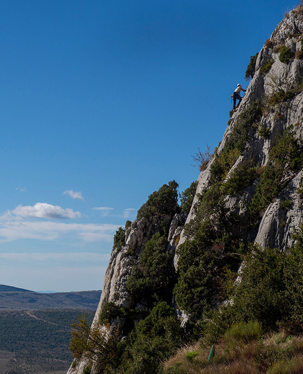 Grimpe dans le Verdon