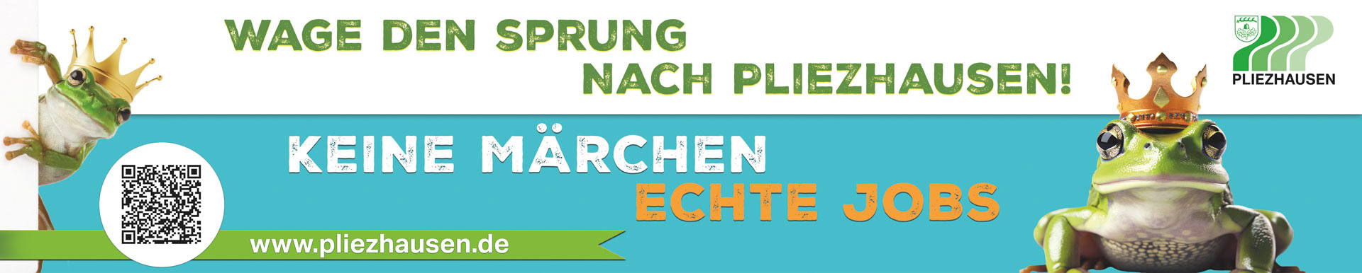 Großes Banner auf 5 Meter Plane für Ortseingang