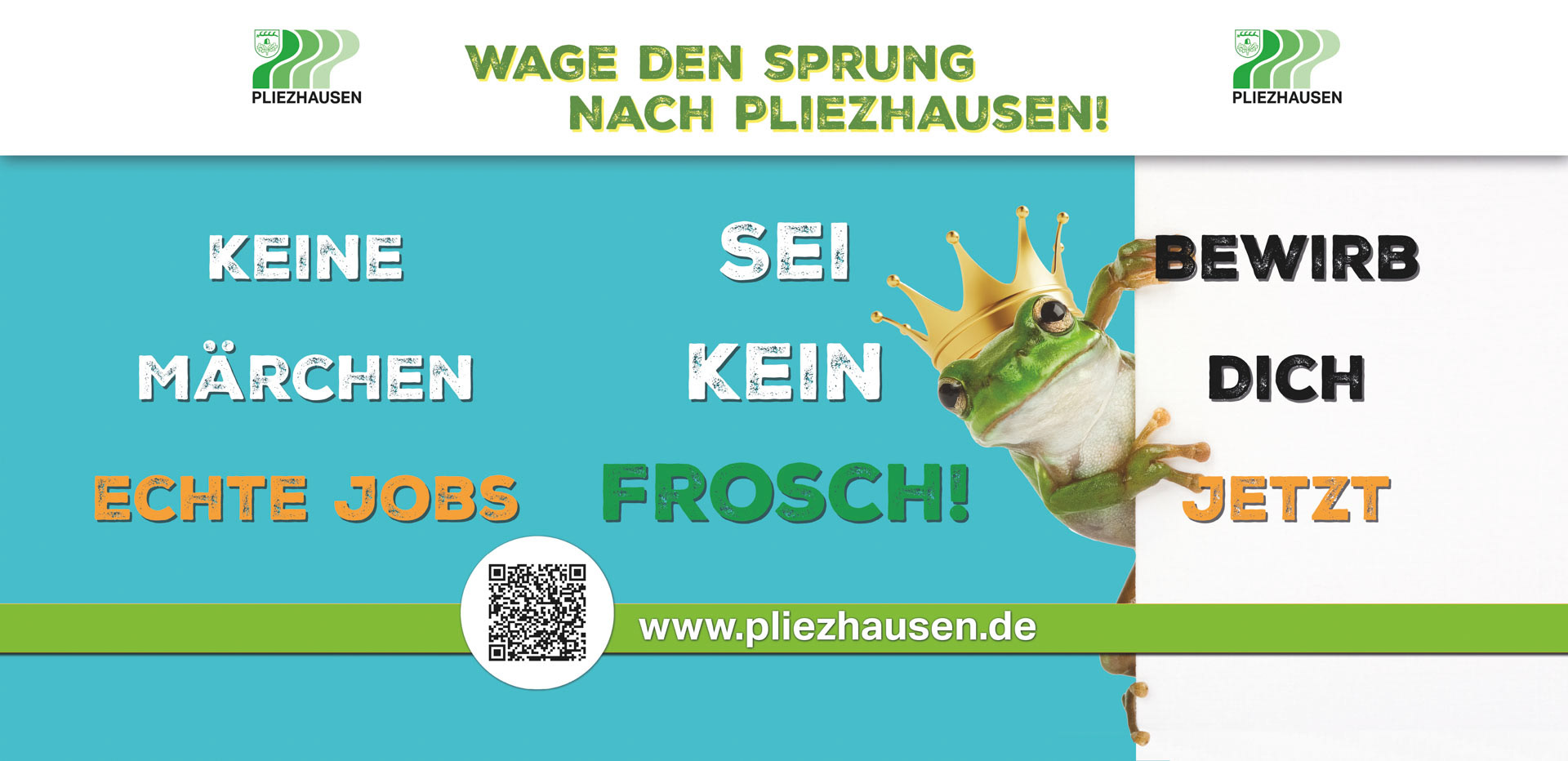Banner für Rednerpult Jobmesse