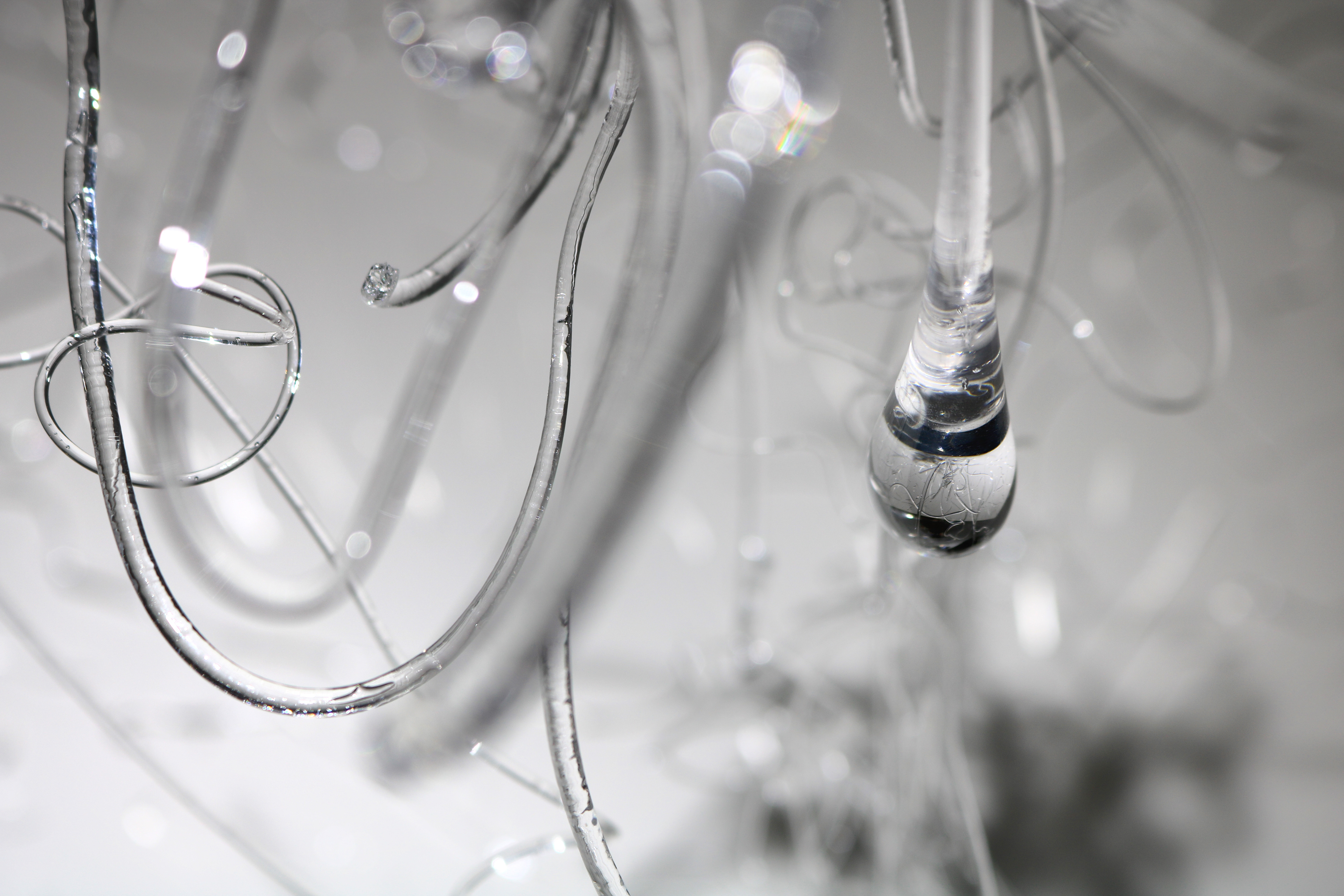 Optical Abberation in the Glass droplet