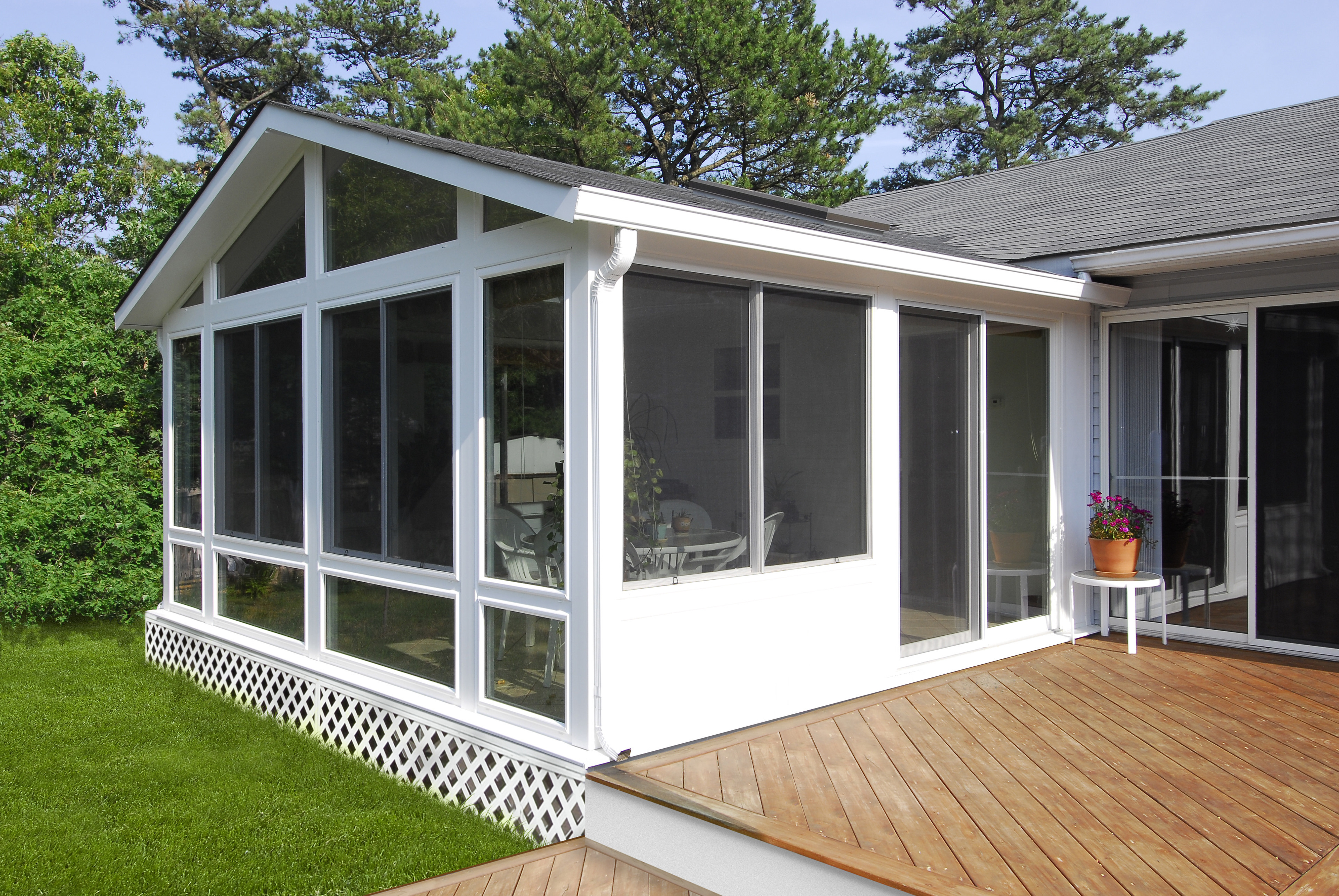 Straight Eave Gable Sunroom