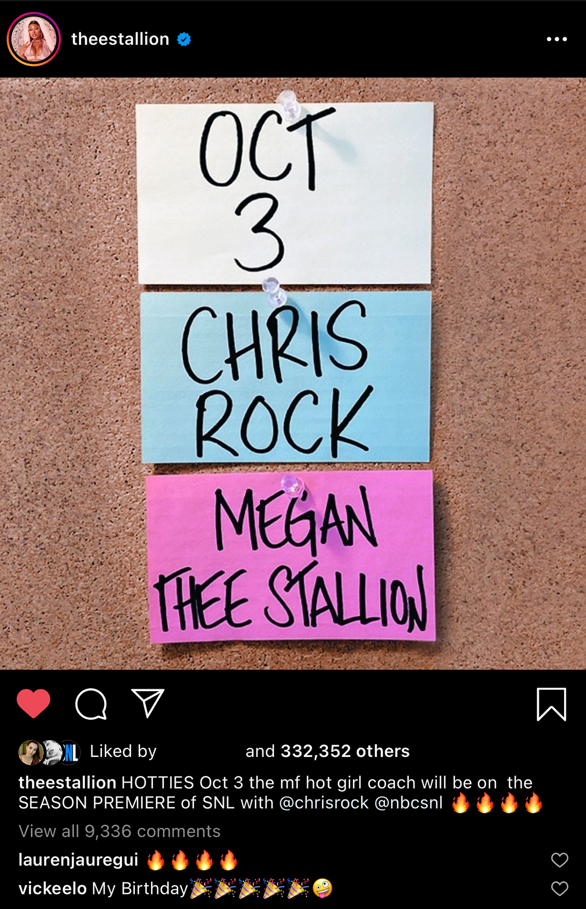 Megan Thee Stallion's Instagram