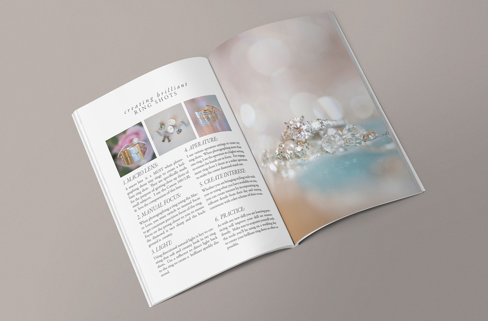 Mandy Paige Photography Educational Magazine Spread