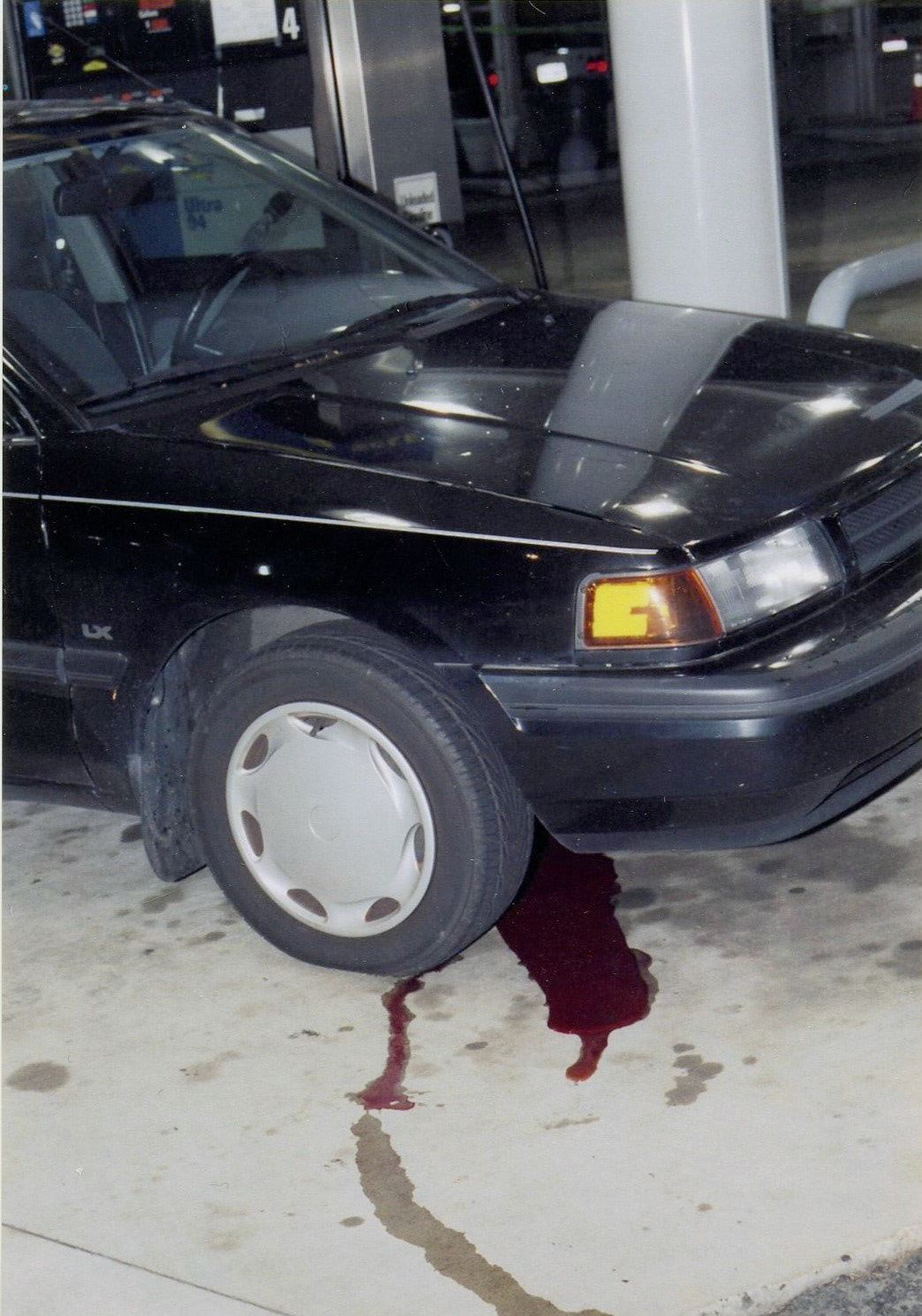 Location where Dean Meyers was killed while pumping gas.